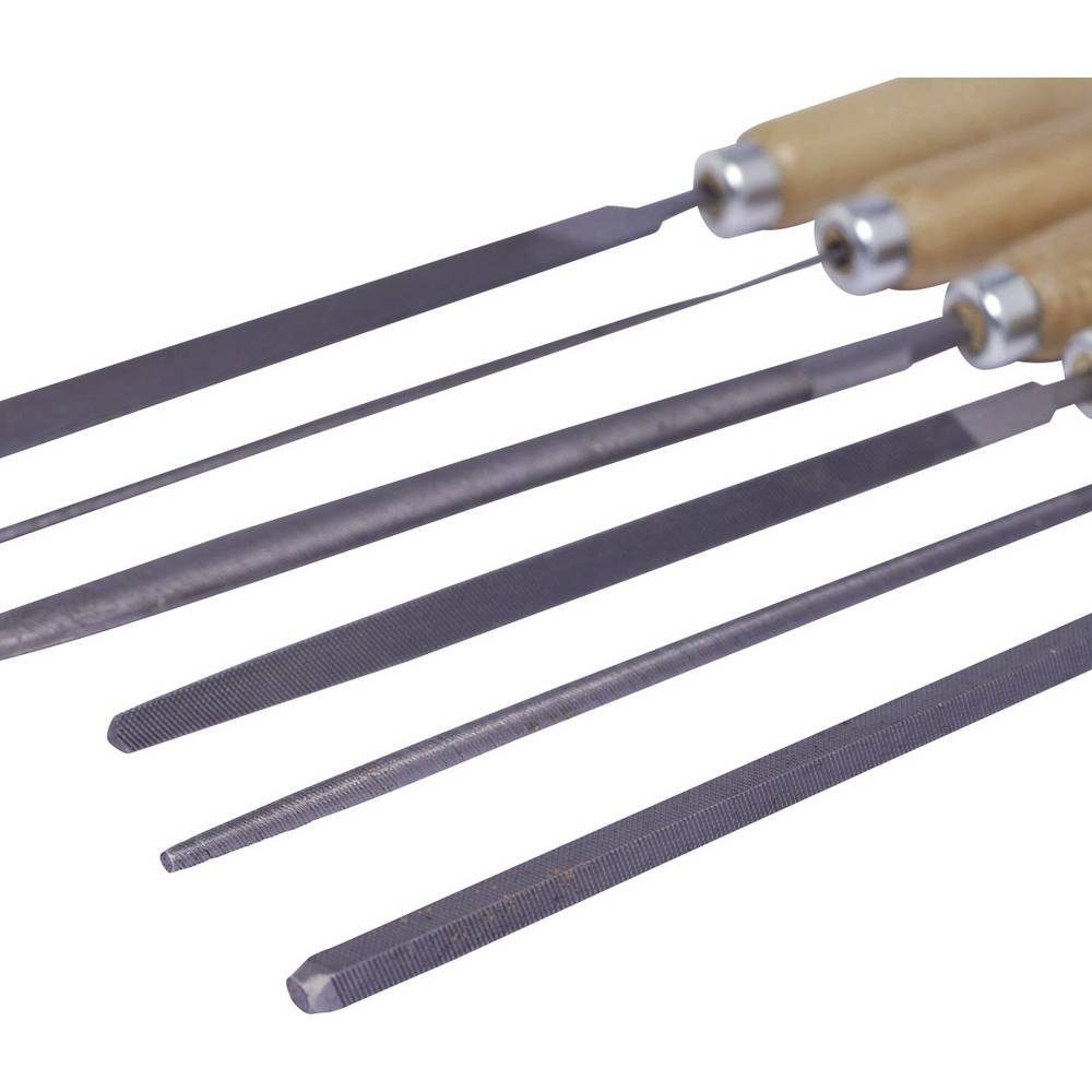 BERNSTEIN TOOLS FOR ELECTRONICS Feile Schlüsselfeilen-Set mit Holzheft im Etui 6tlg 5-240