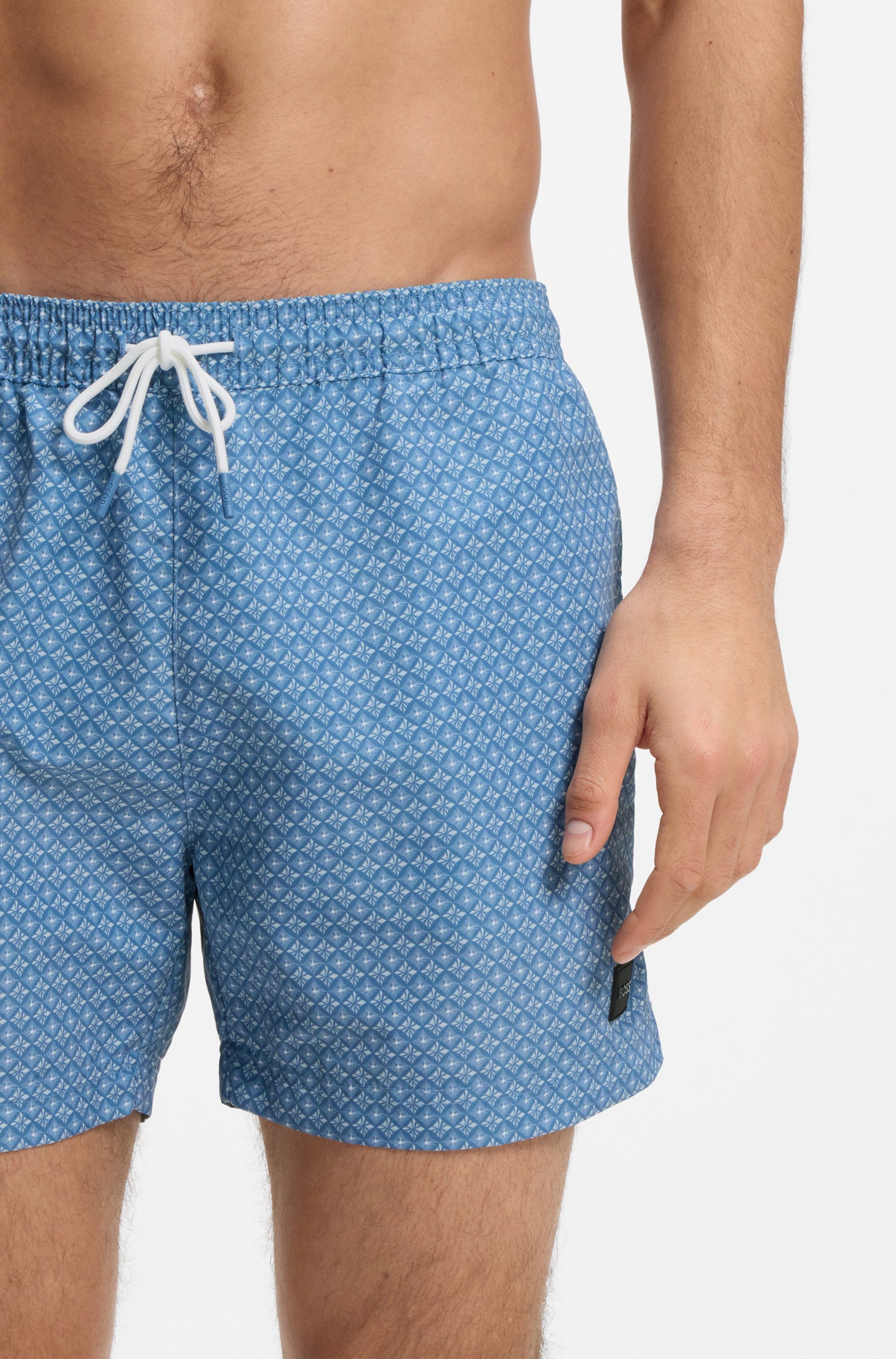 BOSS Badeshorts Vibe mit Allover-Druck