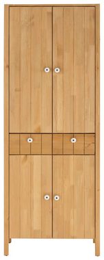 Home affaire Hochschrank Tina Badmöbel, Schrank, Breite 57 cm, Massivholz