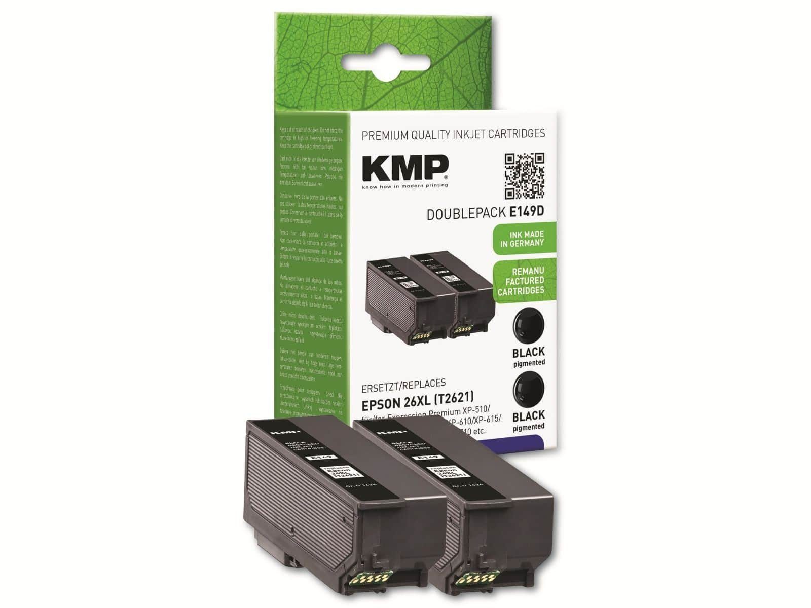 KMP KMP Tintenpatronen-Set kompatibel für Epson 26XL Tintenpatrone