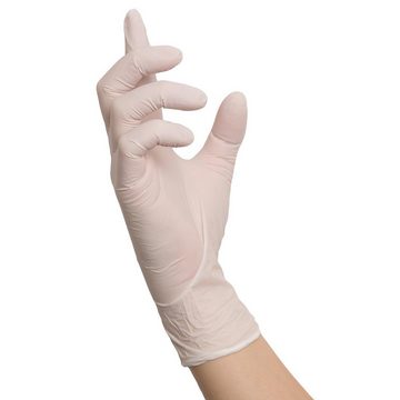 Nitras Medical Nitril-Handschuhe NITRAS Einmalhandschuhe White Wave 8310, puderfrei - VPE 10x 100 St. (Spar-Set)