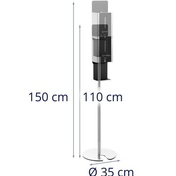 Physa Seifenspender Desinfektionsmittelspender Seifenspender 1 L Standfuß rund Sensor