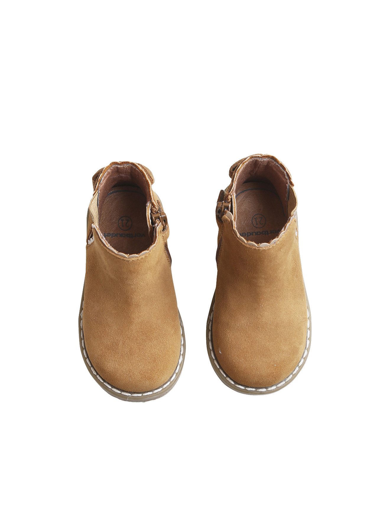 vertbaudet Mädchen Baby Boots mit Dehneinsatz Babystiefel