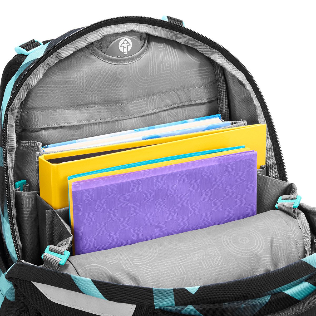 coocazoo Schulranzen Schulrucksack-Set MATE Laser Lights 3-teilig (3-teilig), ergonomisch, Körpergröße: 135 - 180 cm, Easy-Grow-System