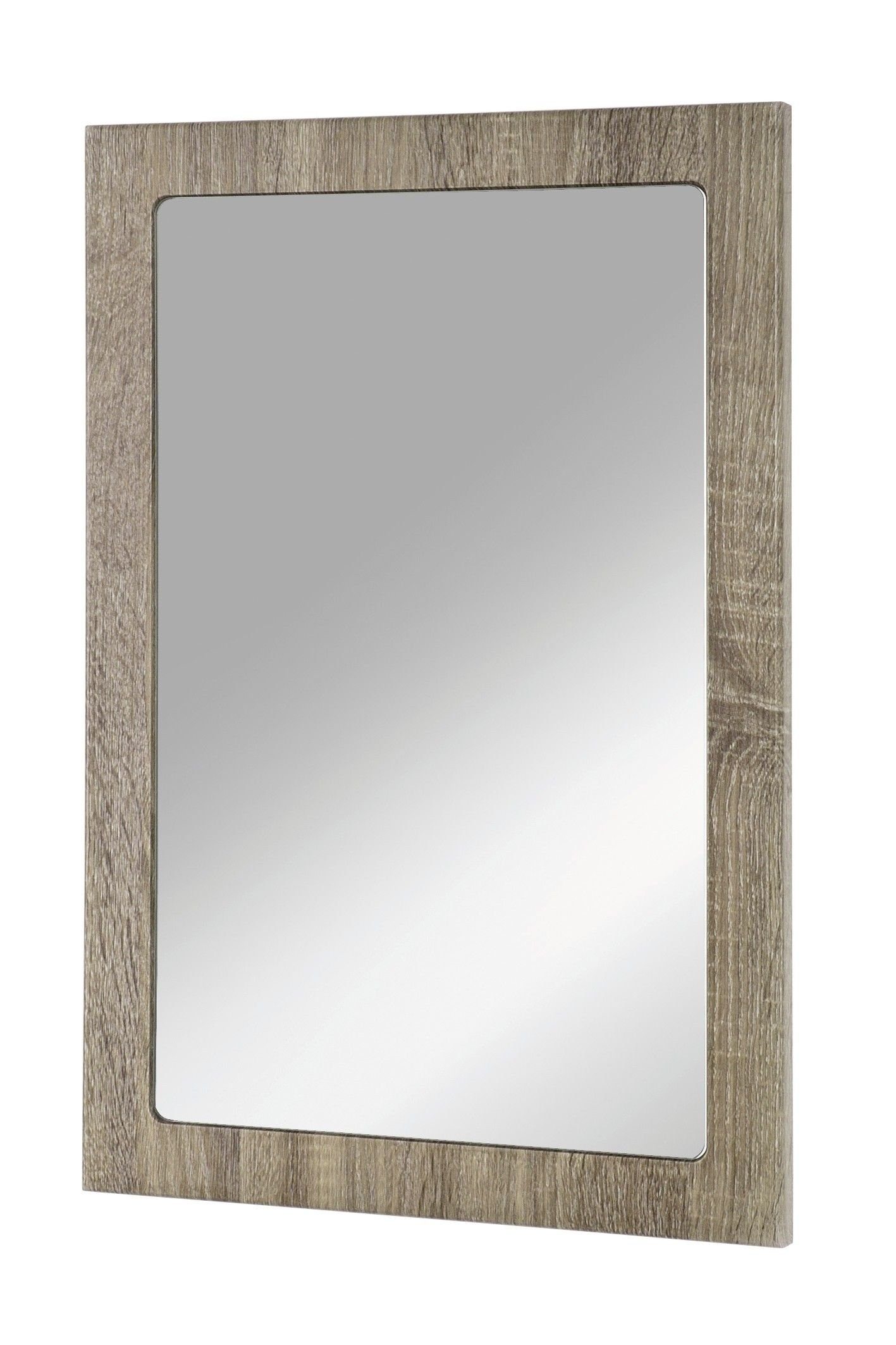HAKU Wandspiegel Wandspiegel, HAKU Möbel Wandspiegel (BHT 40x60x2 cm) BHT 40x60x2 cm braun Spiegel