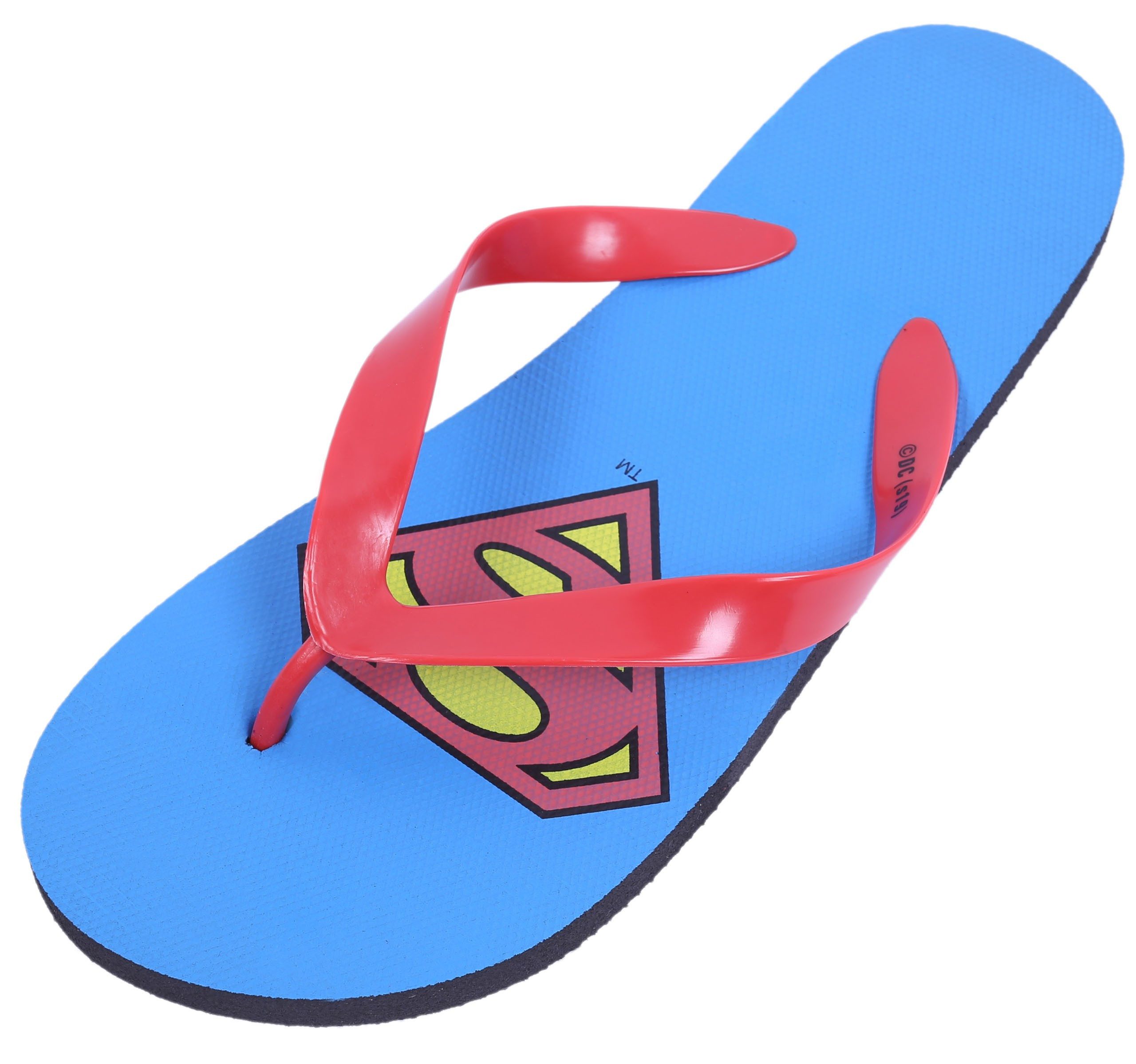 Blaue Flip-Flops Superman 28/29 EU Badezehentrenner