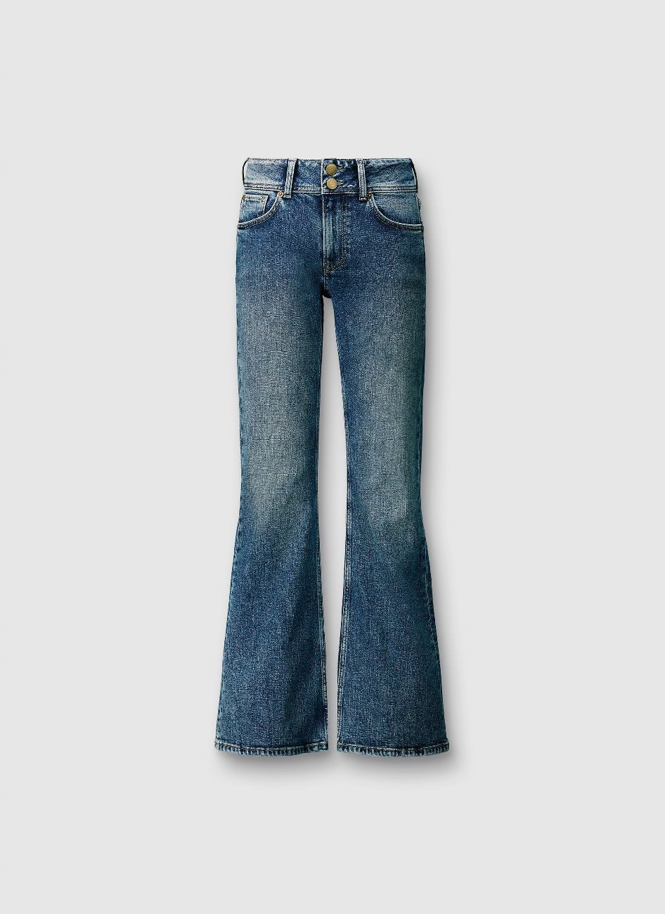Pepe Jeans 5-Pocket-Jeans FLARE JEANS MW VENUS im Flared Fit