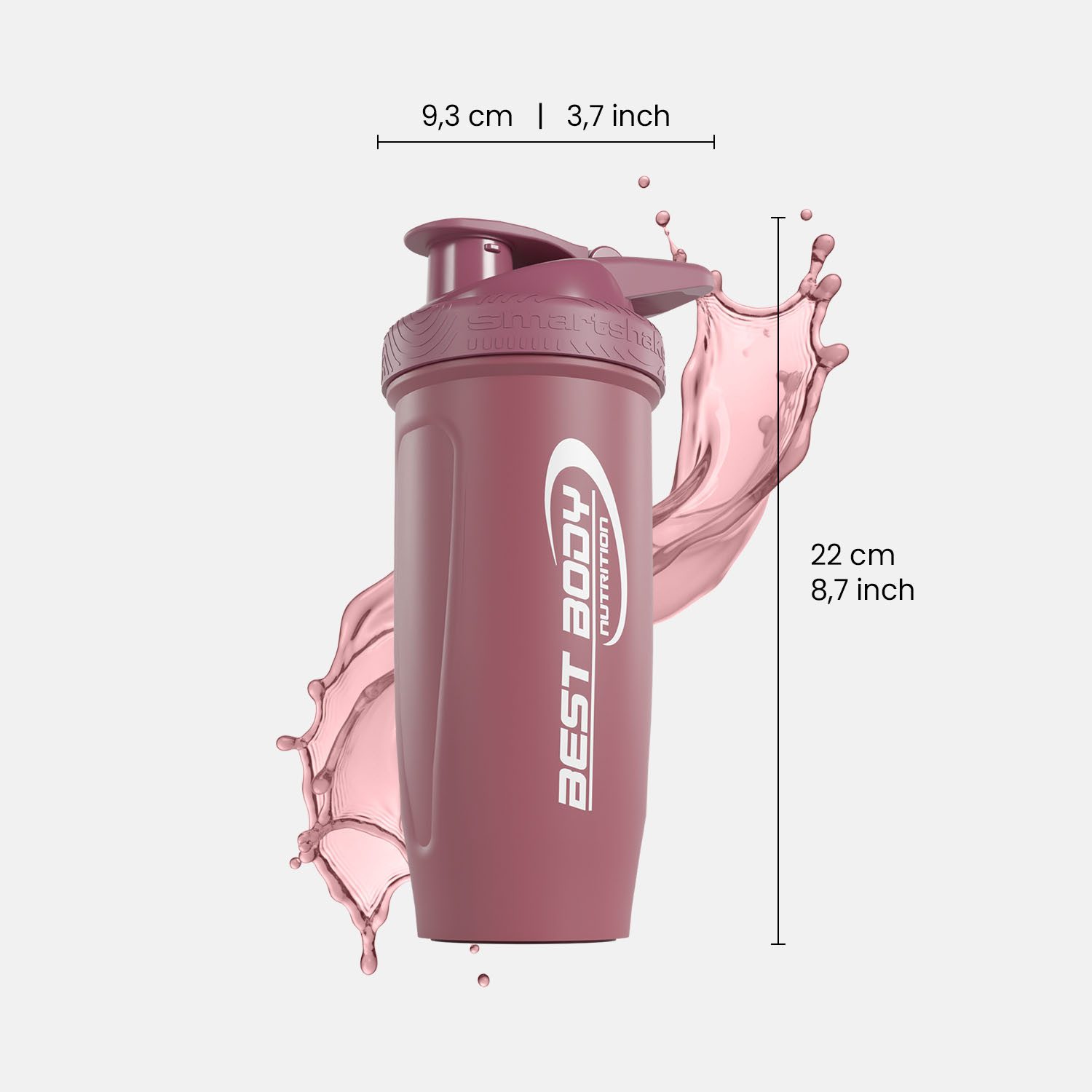 Best Body Nutrition Protein Shaker Edelstahl Shaker - Design Best Body Nutrition