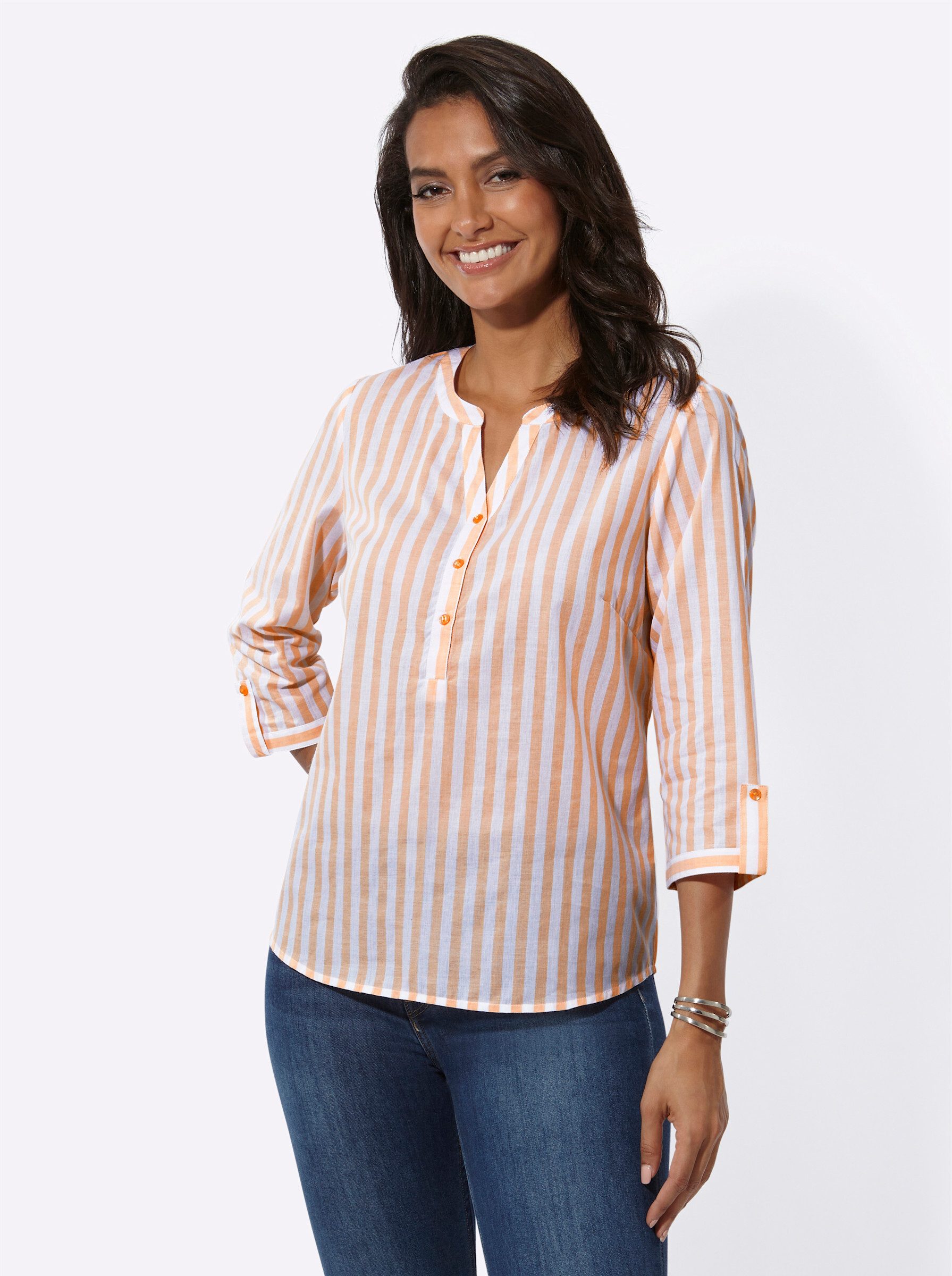 Witt Klassische Bluse Streifenbluse 3/4-Arm günstig online kaufen