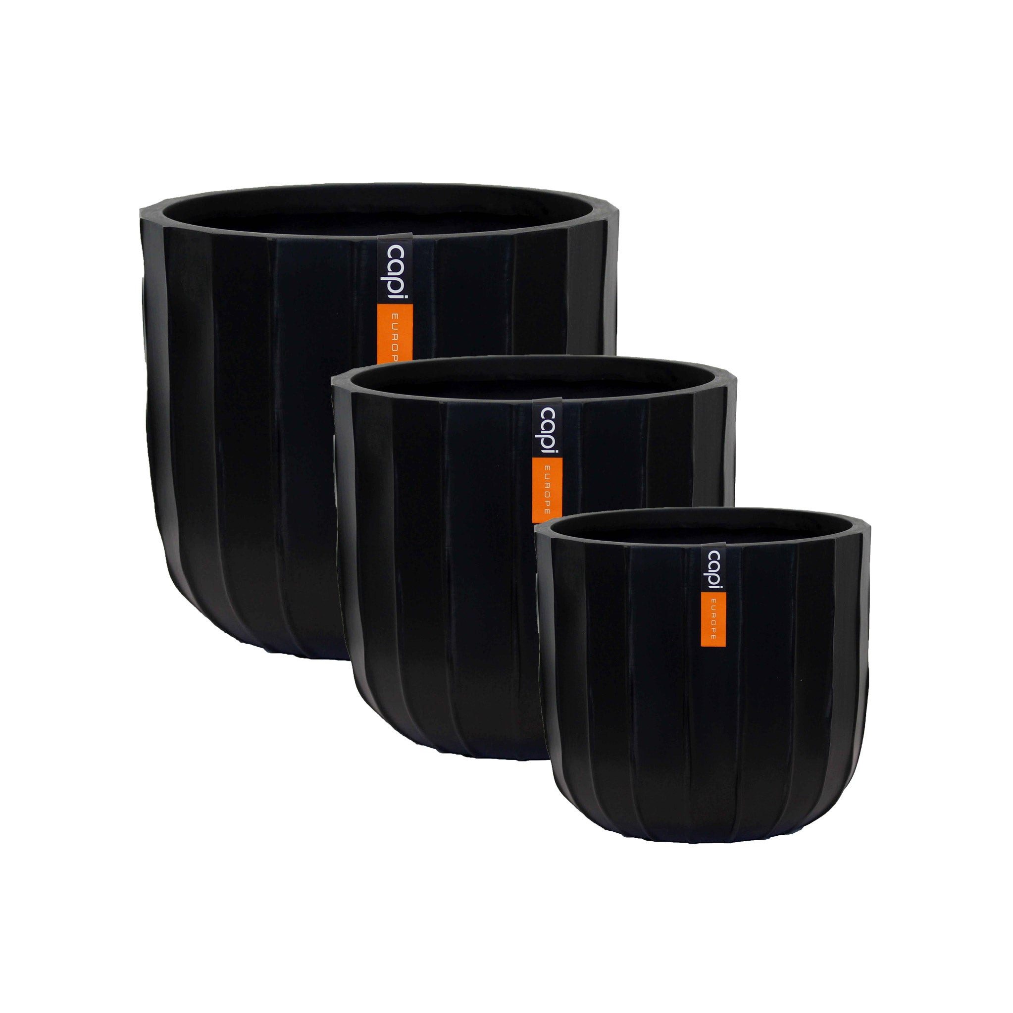 VidaAtHome.de Pflanzkübel CAPI Blumentopf-Set CRAFT ø 14er, 17er, 24er