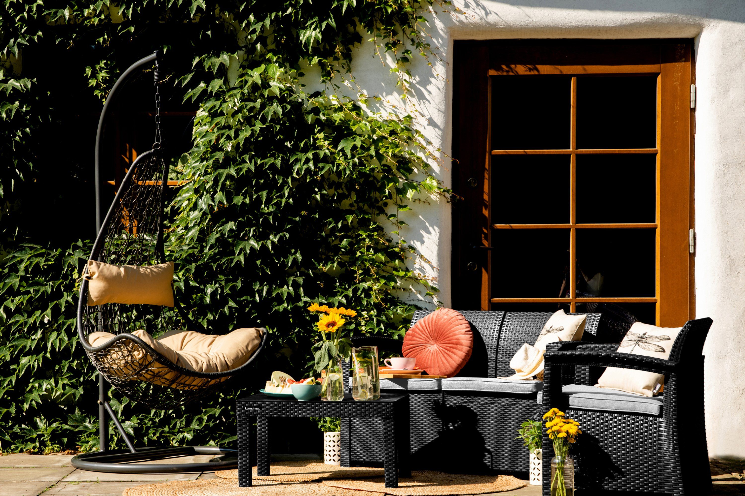 Konsimo Loungeset NEOMENS GartenmöbelSet GartenLoungeSet, (4tlg