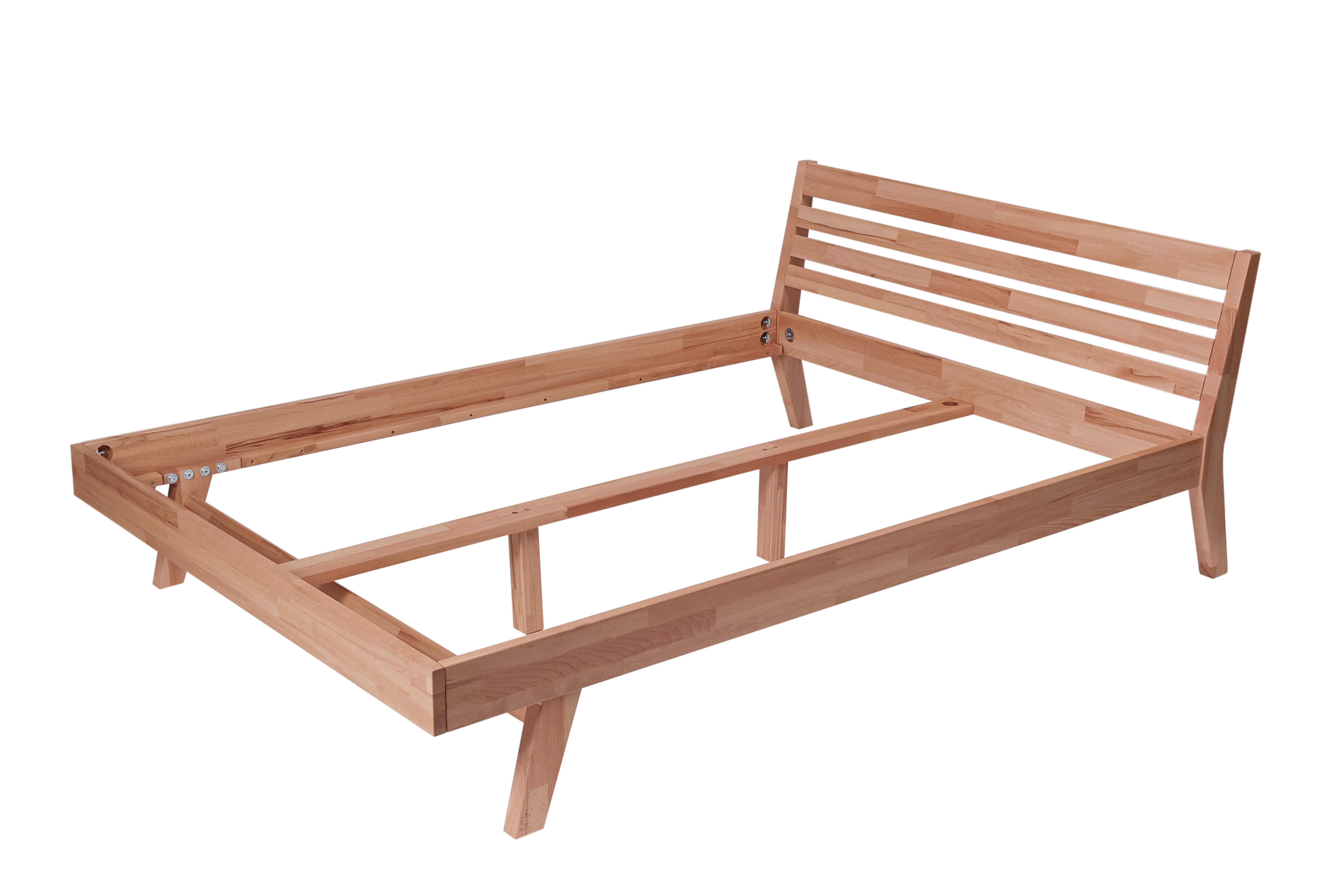 Krok Wood Massivholzbett Mary in Buche günstig online kaufen