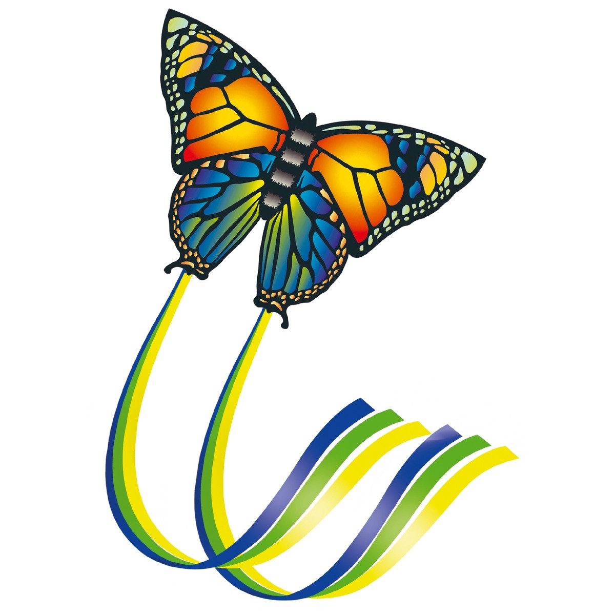 Paul Günther Flug-Drache Einleinerdrachen Butterfly 63x95cm Polyester