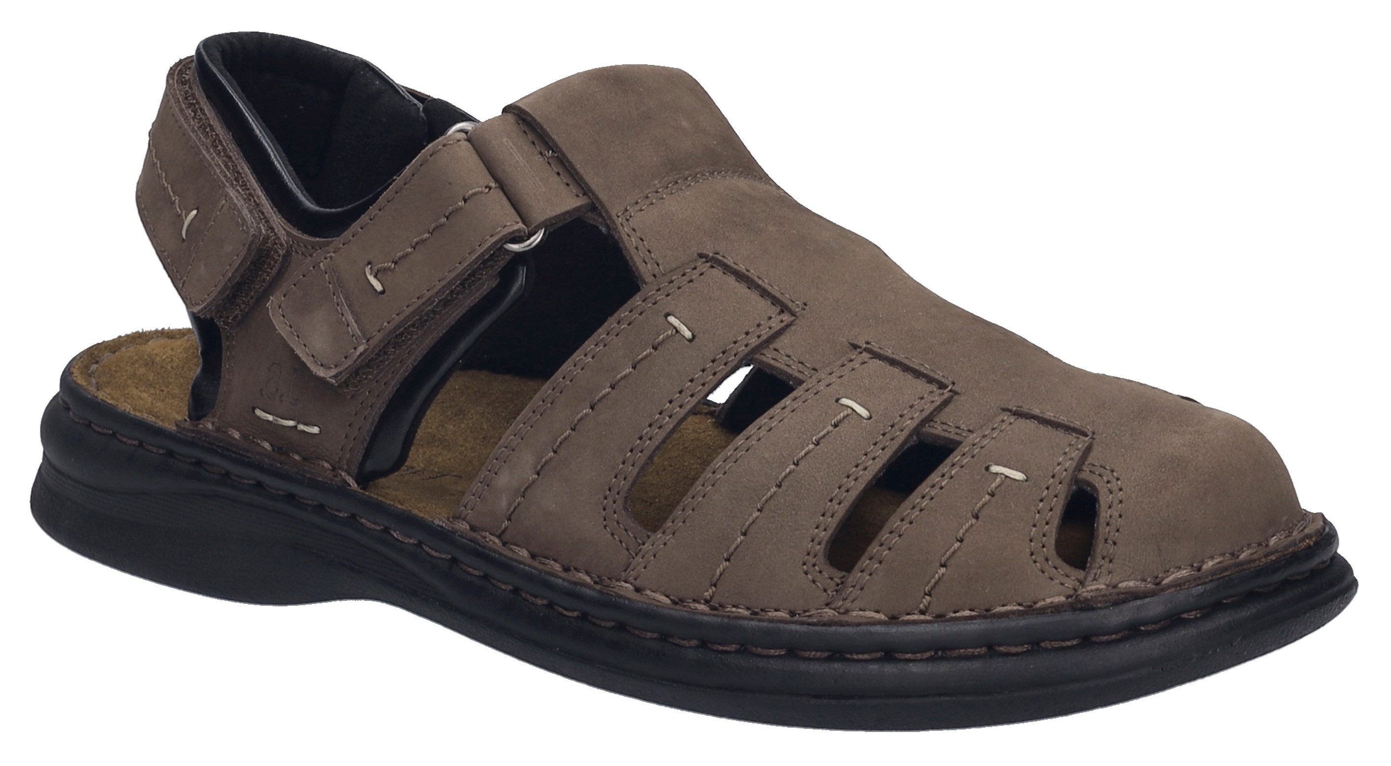 Josef Seibel Max 92 Sandale, Bäckersandale, Komfortschuh, Klettschuh in wei günstig online kaufen
