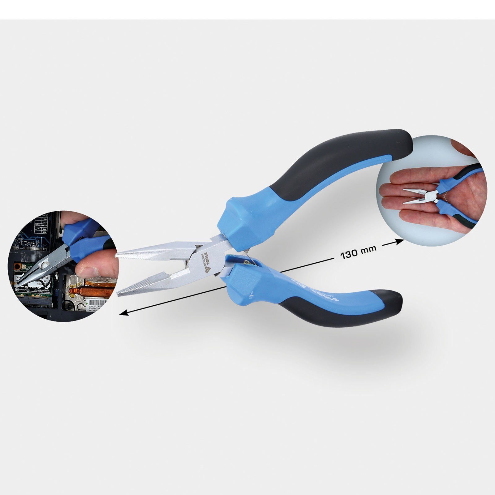 Thumbnail - Brilliant Tools Flachzange BRILLIANT TOOLS Feinmechanik-Flachrundzange - BT067603