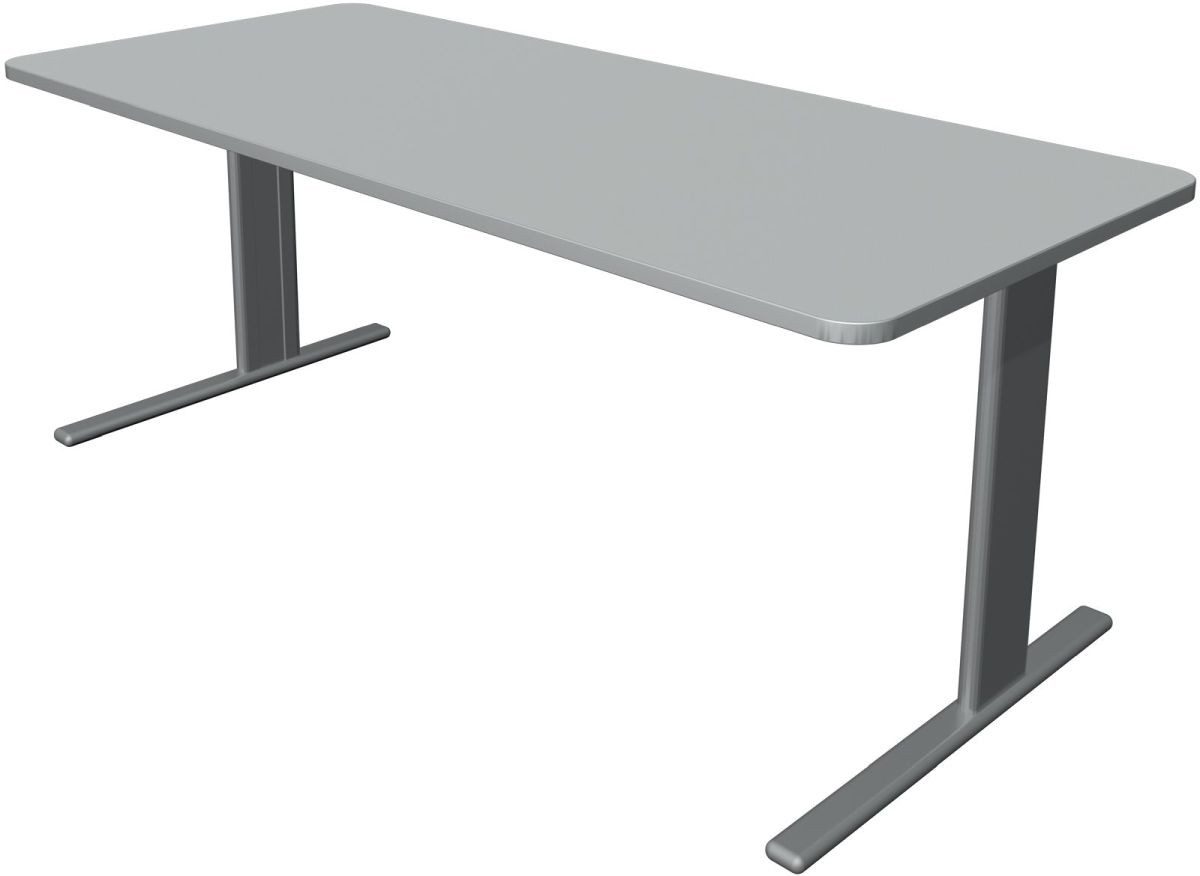Schreibtisch Schreibtisch Unic BxTxH 180x80x75cm lichtgrau