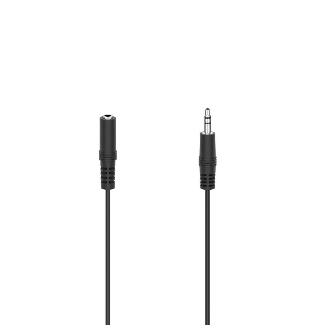 Hama Audio-Kabel, 3,5-mm-Klinken-Stecker/Kupplung, Stereo, 2,5 m Audio-Kabel, 3,5-mm-Klinke, 3,5-mm-Klinke