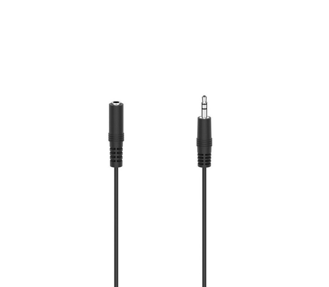 Hama Audio-Kabel, 3,5-mm-Klinken-Stecker/Kupplung, Stereo, 2,5 m Audio-Kabel, 3,5-mm-Klinke, 3,5-mm-Klinke