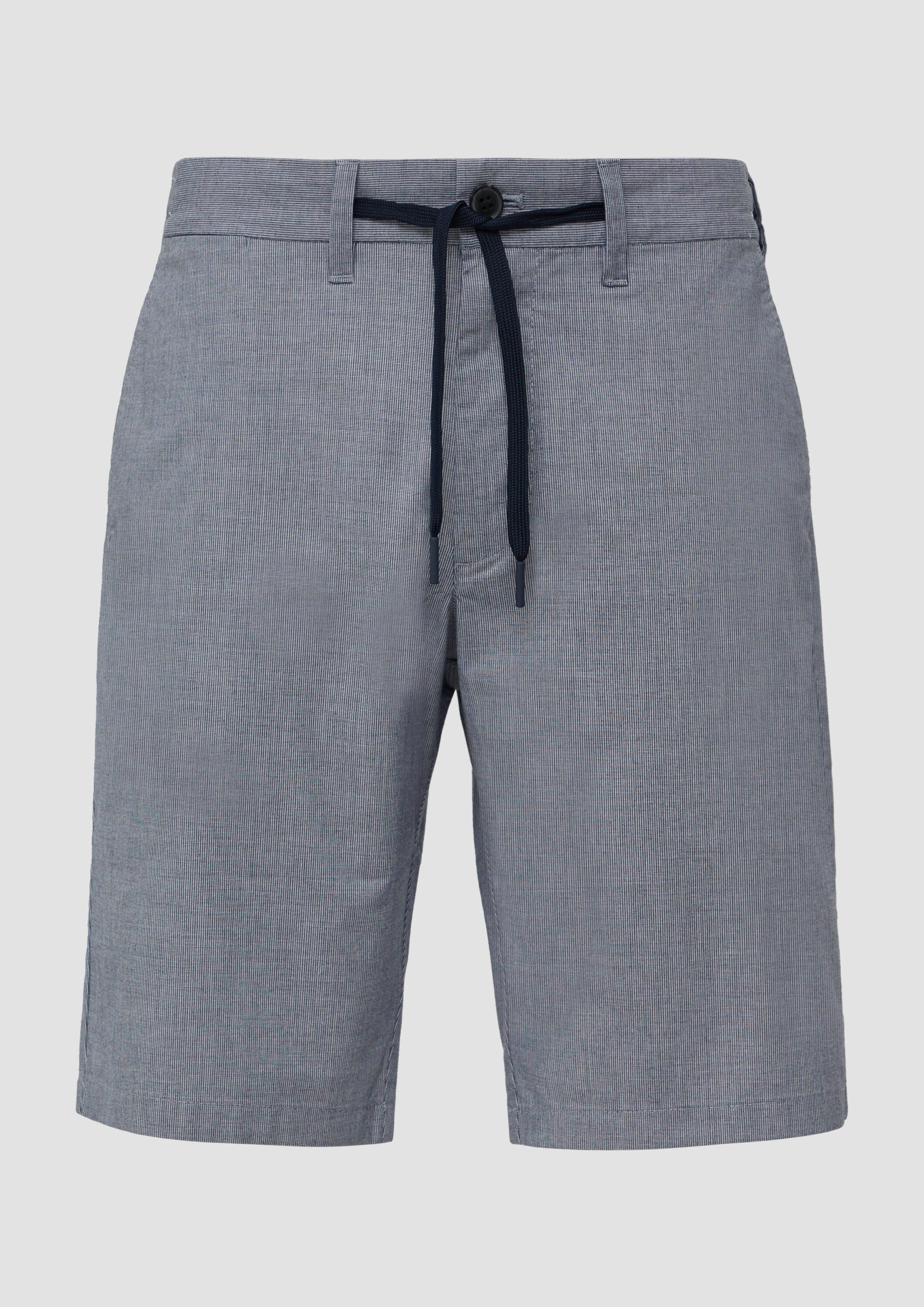s.Oliver Shorts Bermuda PHOENIX Chino-Shorts aus Baumwollstretch in melierter Optik