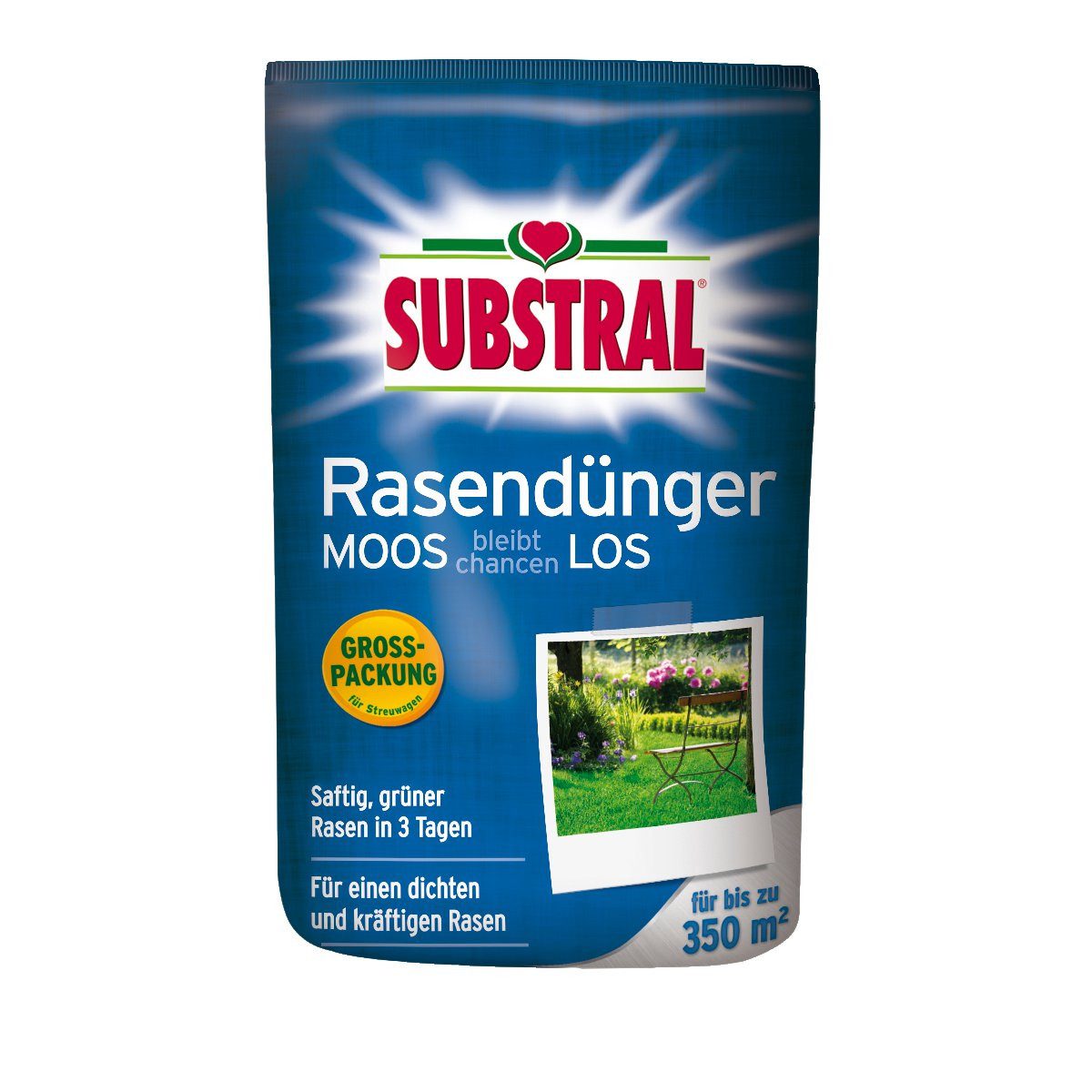 Substral Добриво для газону Добриво для газону MOOS bleibt chancenLOS, Nachfüllpack, 10,5 kg