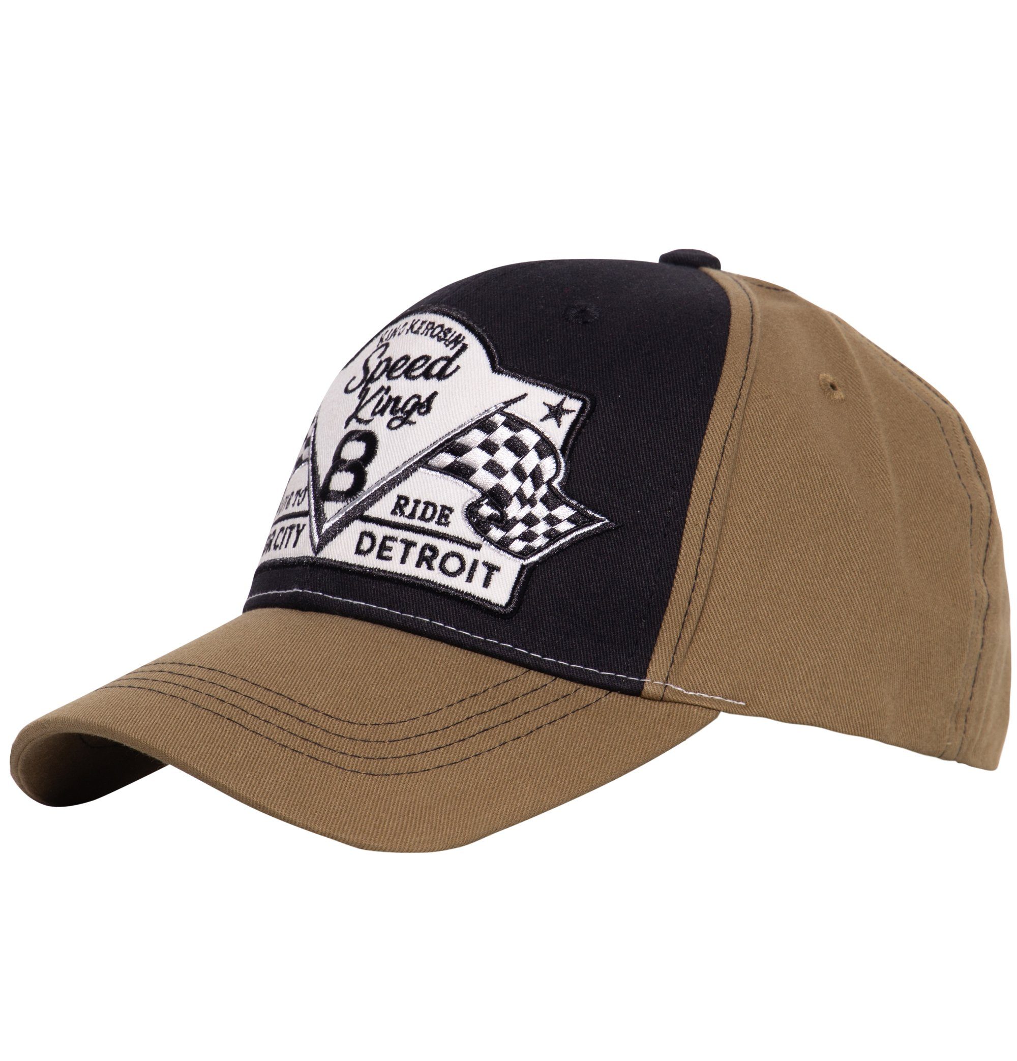 KingKerosin Baseball Cap Speed Kings (1-St) mit Gummizug und Frontstickerei