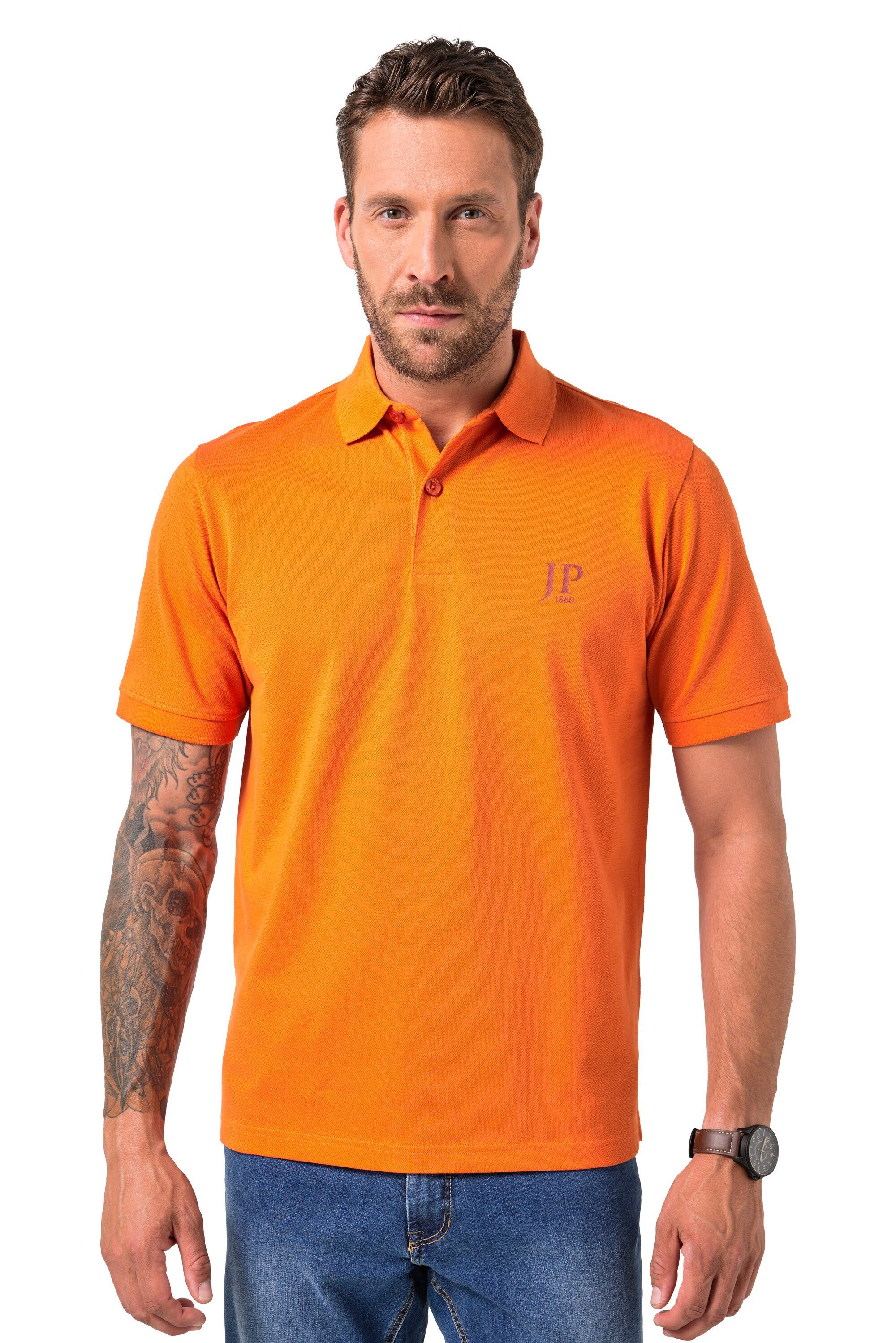 JP1880 Poloshirt bis 7XL Poloshirts 2er-Pack Piqué Seitenschlitze (2-tlg) günstig online kaufen