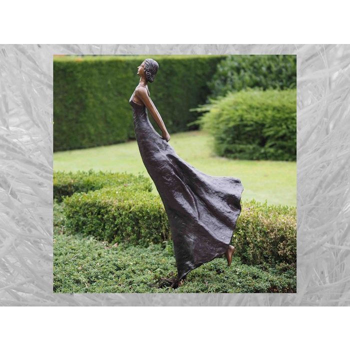 IDYL Gartenfigur IDYL Bronze-Skulptur Tanzende Frau Bronze