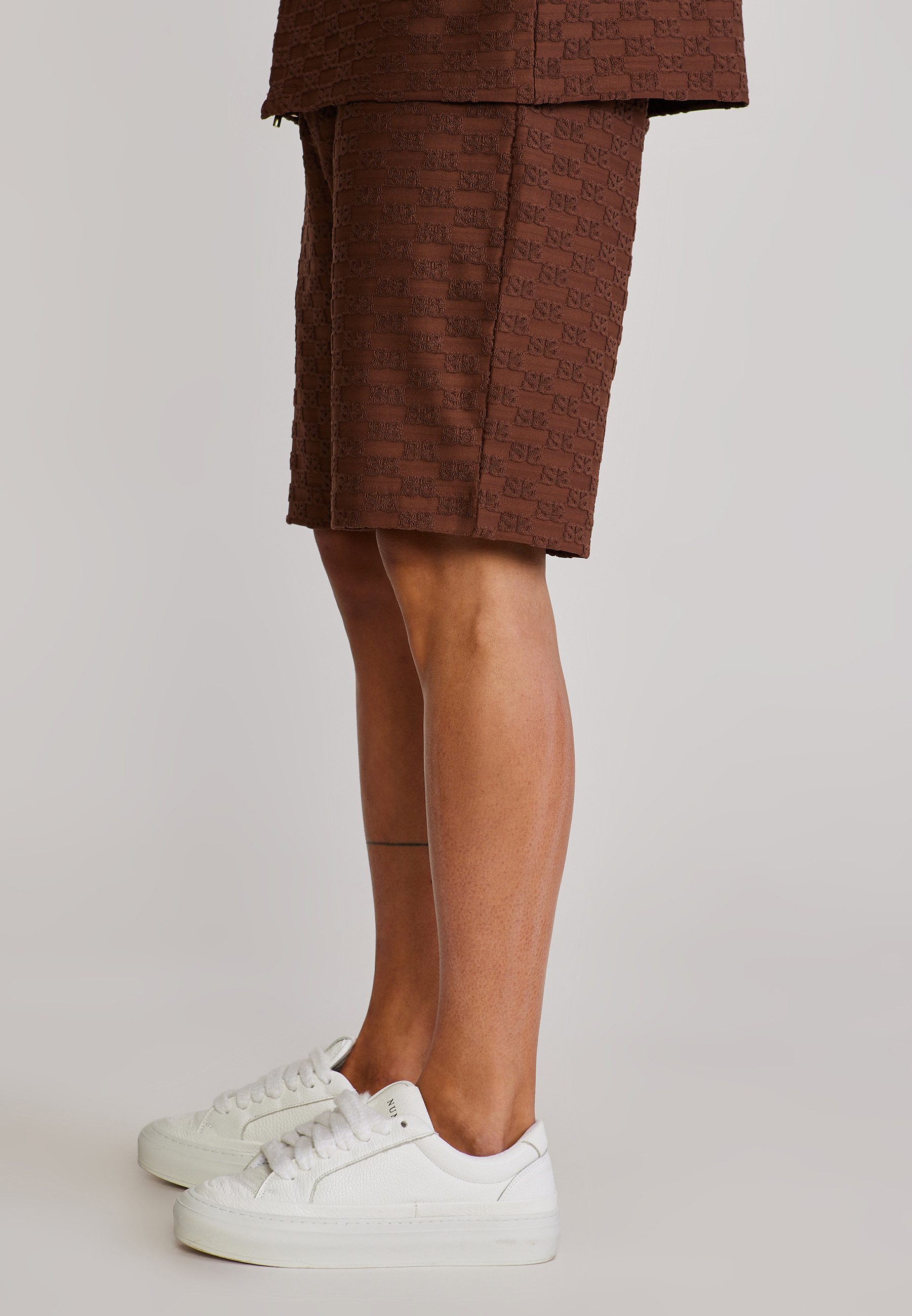 Siksilk Shorts SikSilk Herren Braun Towelling Shorts