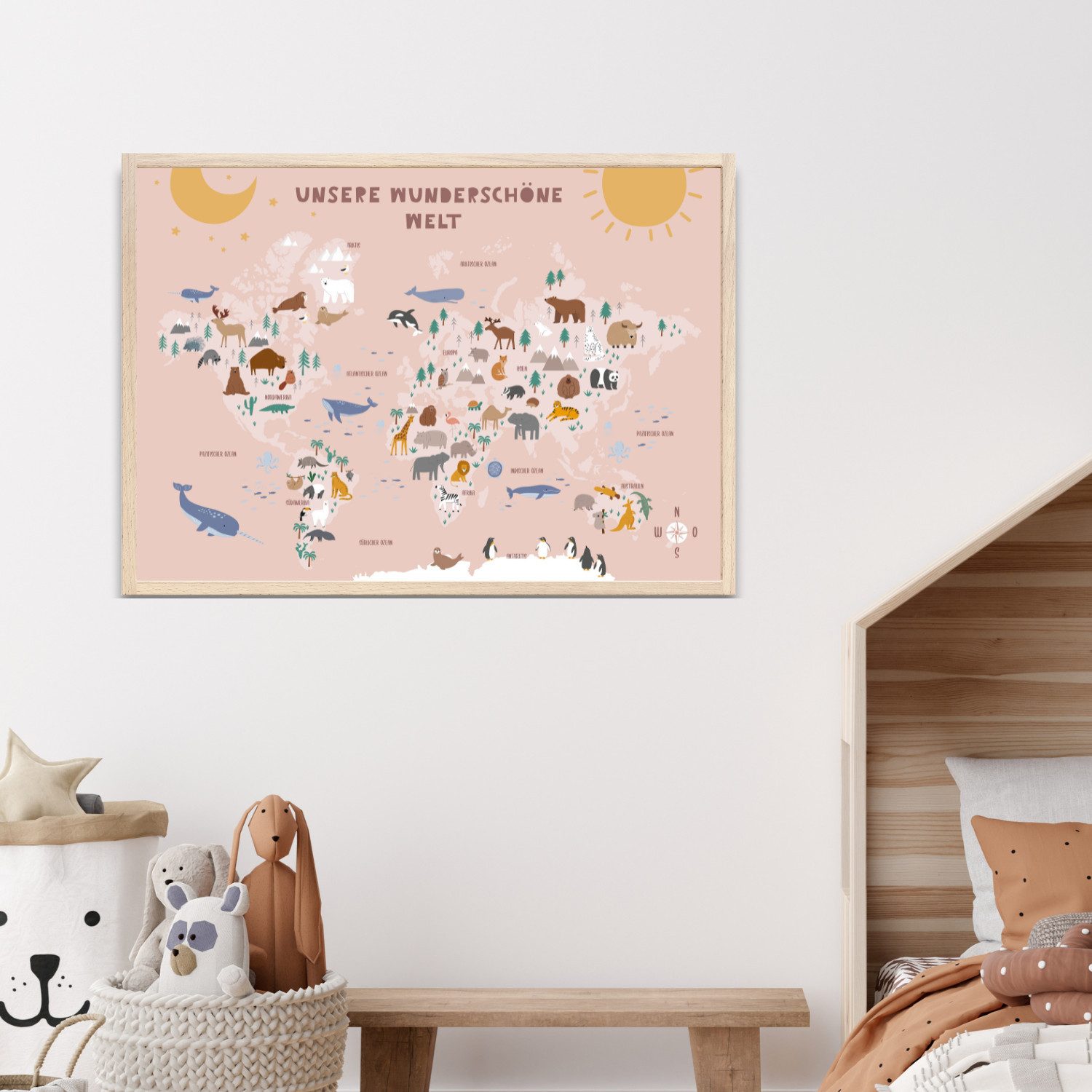 MeinBaby123® Poster Lernposter, Bilder Kinderzimmer Deko, günstig online kaufen