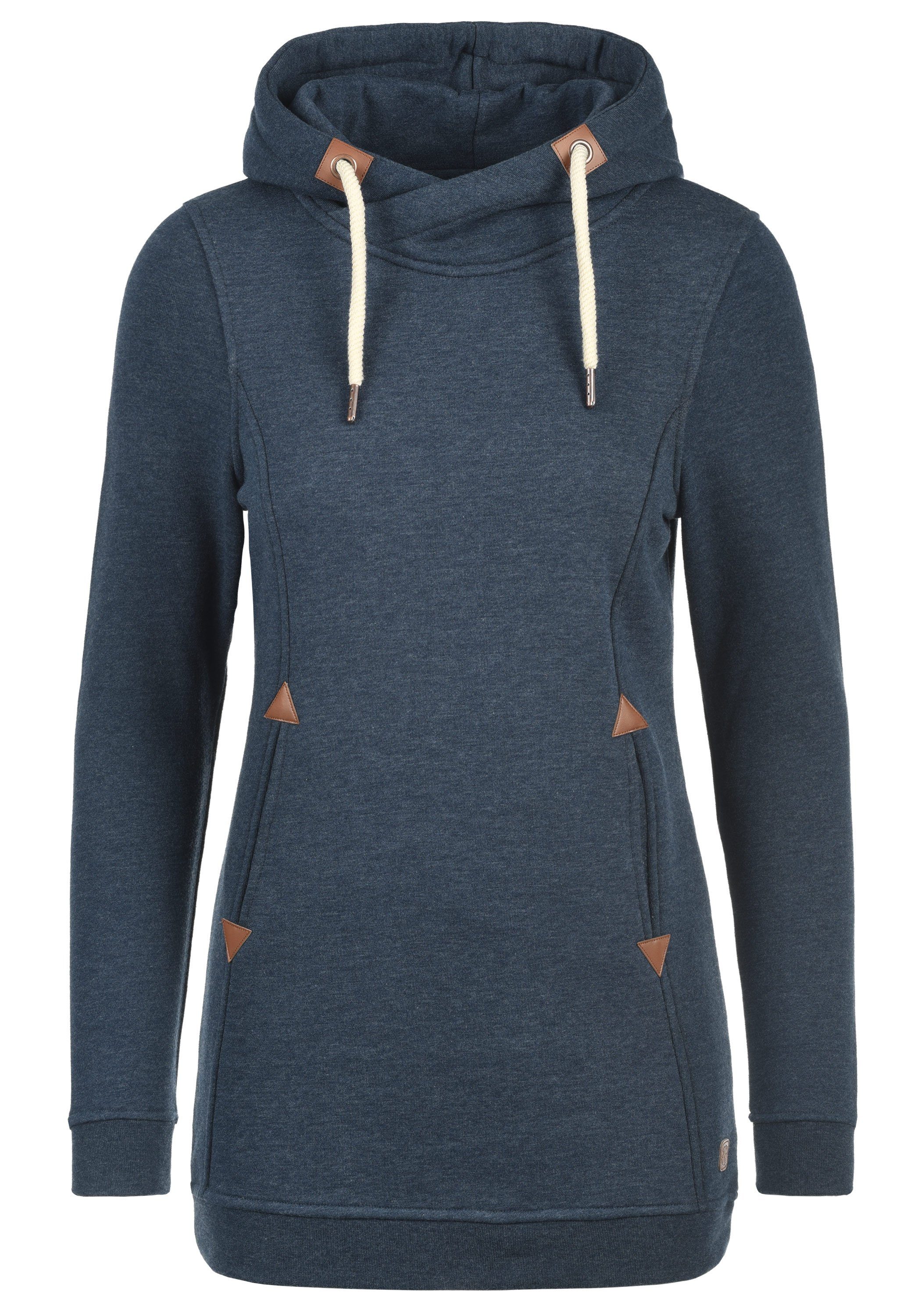 DESIRES Hoodie Vicky Hood-Long Kapuzenpullover lang geschnitten