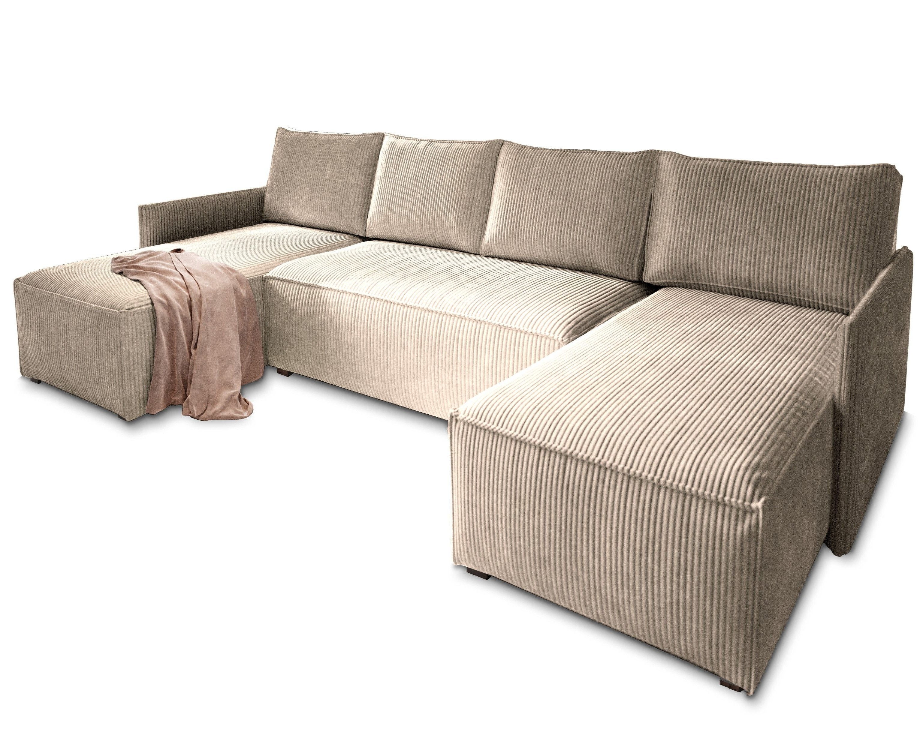 Masseno Ecksofa TRES mit Schlaffunktion U-Form, günstig online kaufen