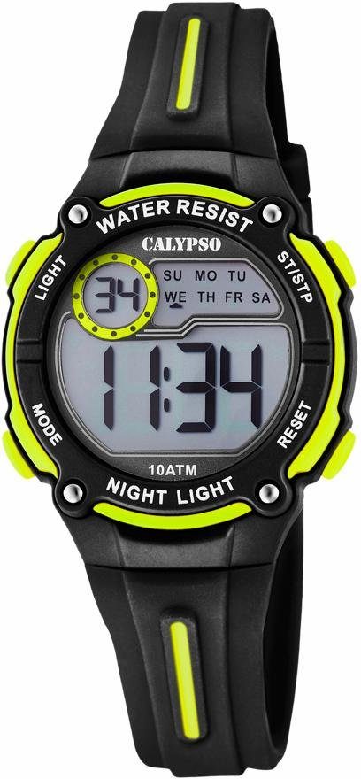 CALYPSO WATCHES Chronograph Digital Crush, K6068/5, Quarzuhr, Kinderuhr, Datum, digital, Stoppfunktion, ideal als Geschenk