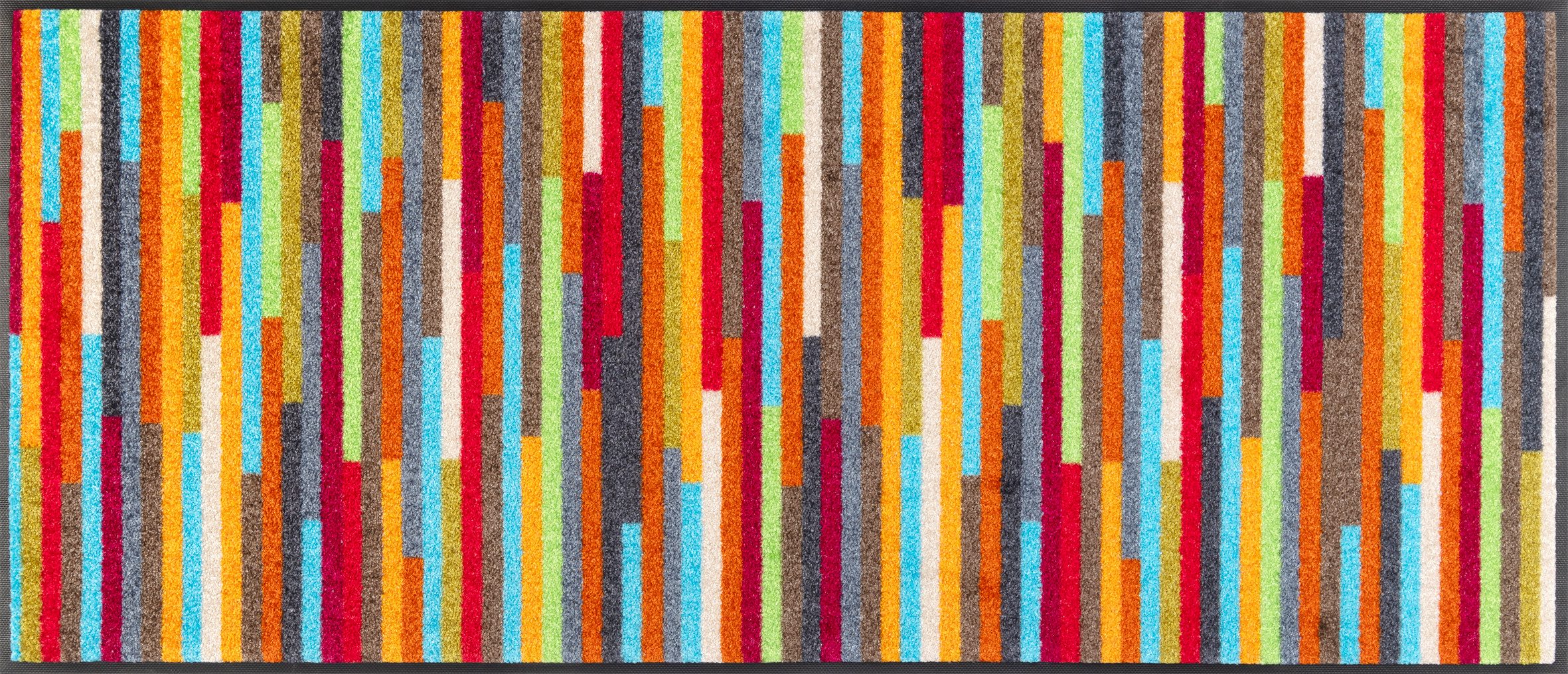 wash+dry by Kleen-Tex Teppich Mikado Stripes, rechteckig, Höhe: 7 mm, modernes Streifen Design, rutschhemmend, waschbar