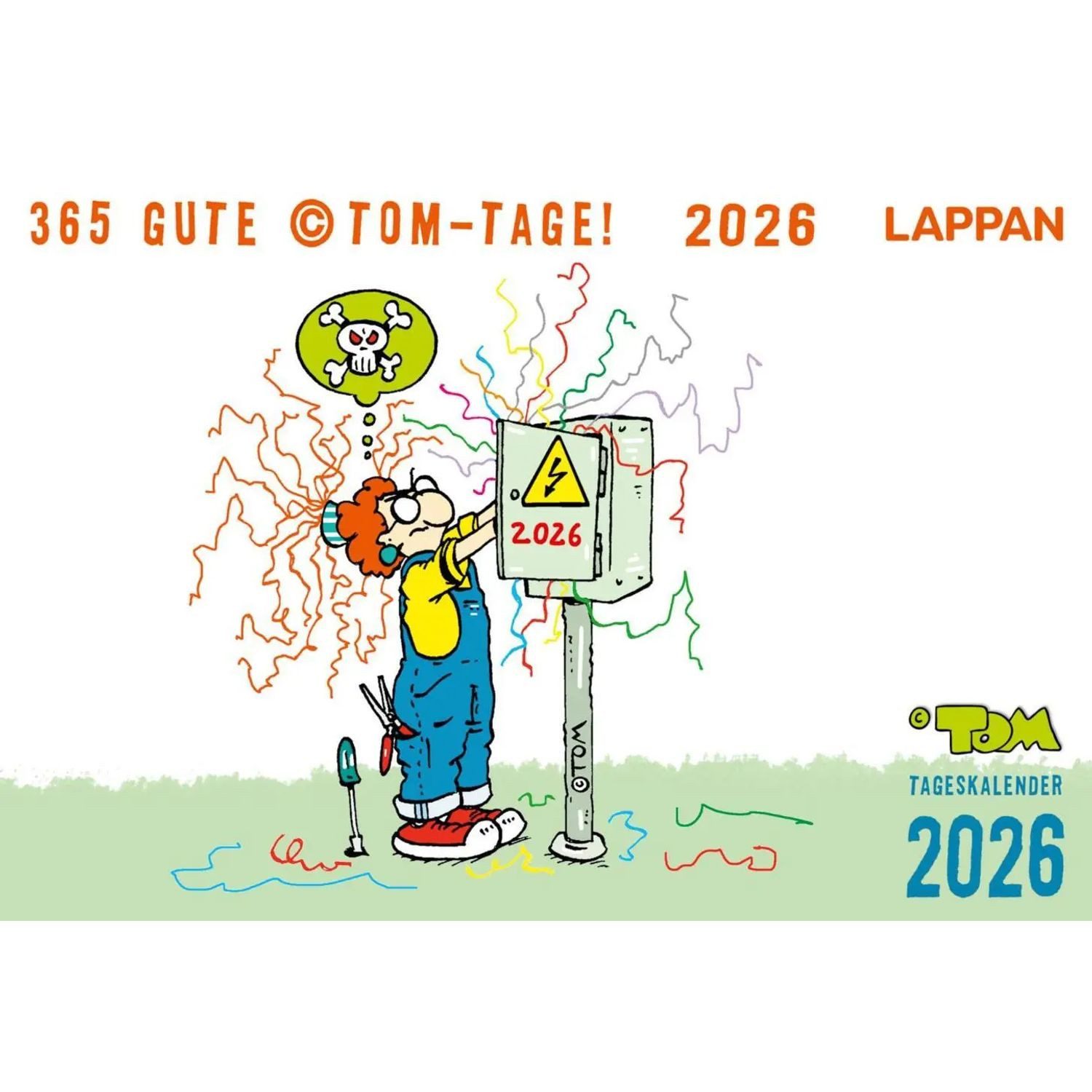 Lappan Verlag Abreißkalender 365 GUTE ©TOM-TAGE! 2026: Tageskalender