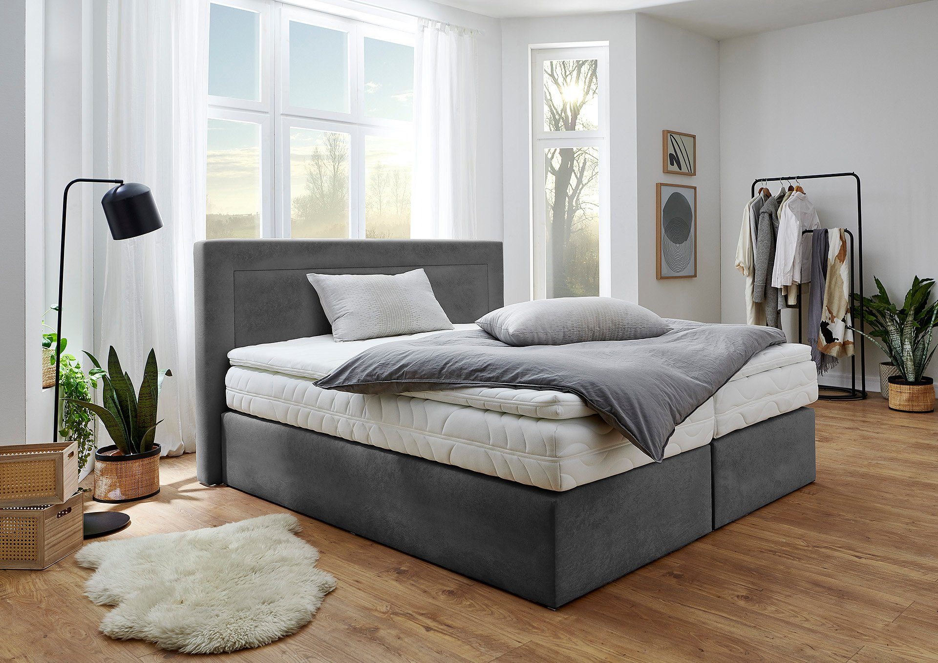 Westfalia Schlafkomfort Boxspringbett, wahlweise mit Bettkasten günstig online kaufen