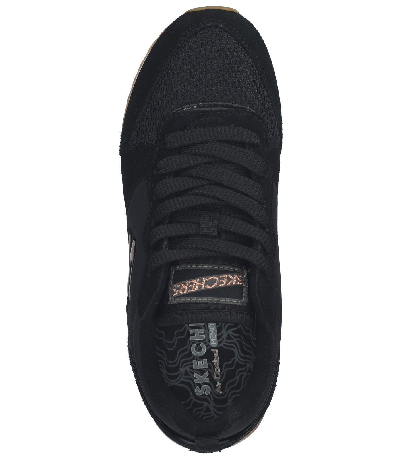 Schwarz Skechers Sneaker Gold Sneaker Leder