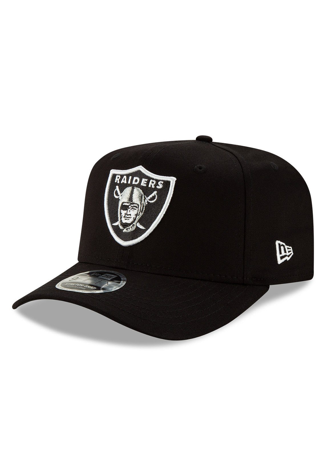 New Era Snapback Cap New Era Team Stretch 9Fifty Snapback Cap OAKLAND RAIDERS Schwarz Weiß