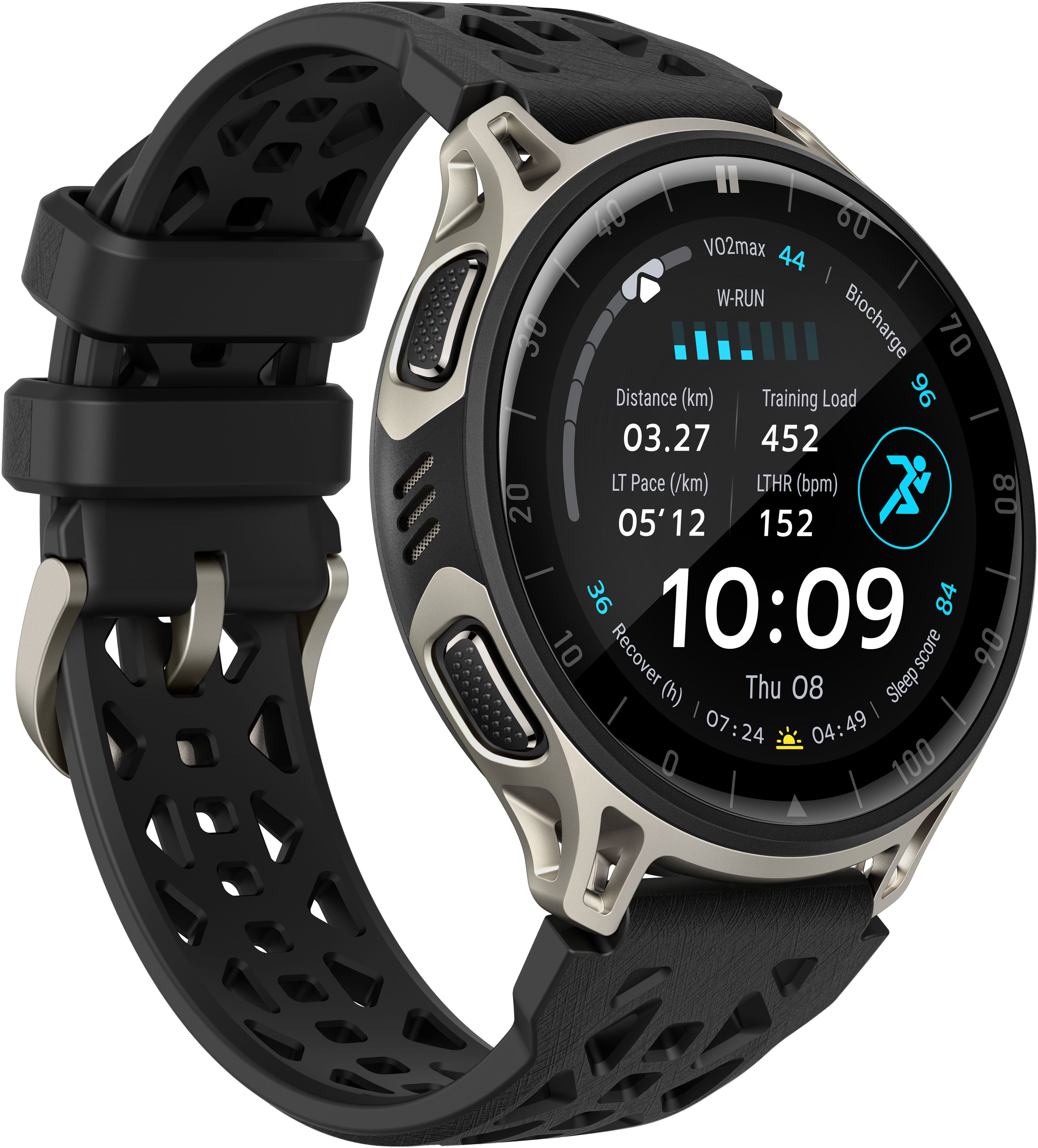 Amazfit Cheetah 2 Pro Smartwatch (Amazfit OS), Hyrox Race Mode schwarz