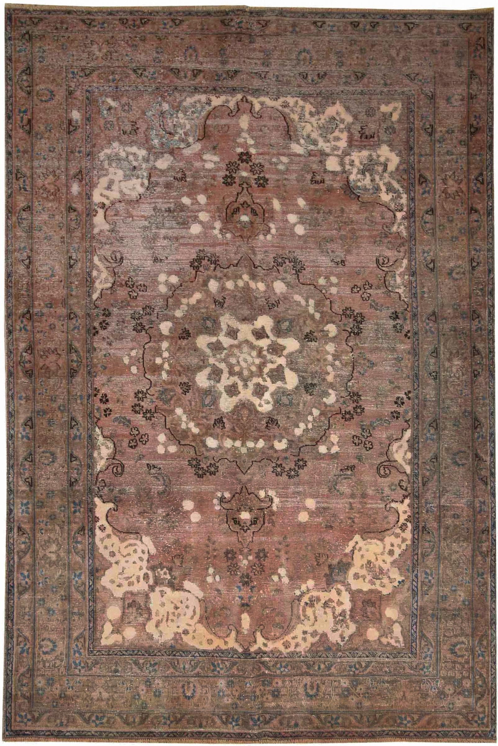Nain Trading Orientteppich Vintage 191x288 Handgeknüpfter Moderner Orientteppich / Perserteppich, rechteckig, Höhe: 8 mm