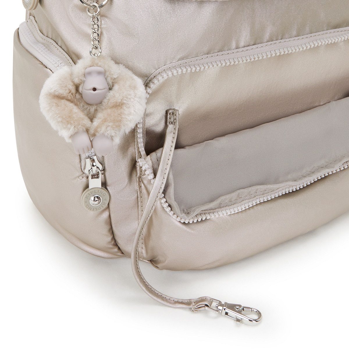 KIPLING Freizeitrucksack City Zip Mini 9 Liter (1, 1-tlg., Stück), Klipling-Affe