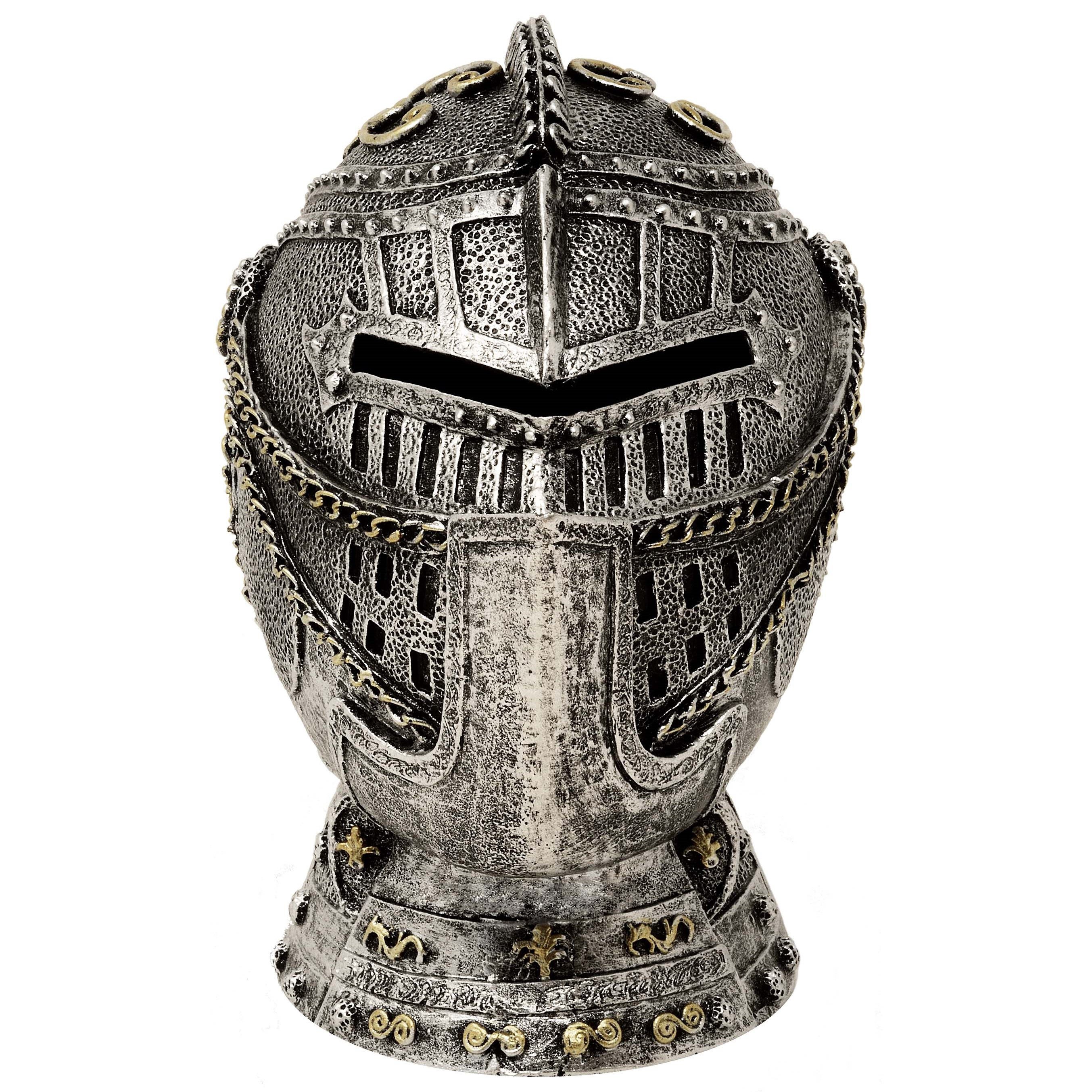 MystiCalls Spardose Ritterhelm als Spardose Knight Ritter Sparen Mittelalter, (1-tlg), Ideales Geschenk für Ritterfans
