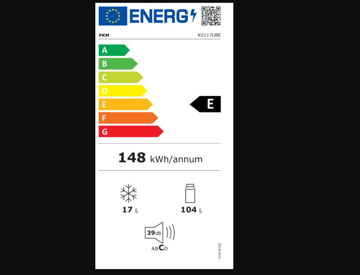 Energieeffizienzklasse: 