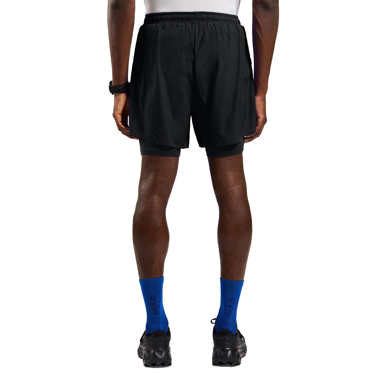 Odlo 2-in-1-Shorts Zeroweight 5 Inch 2-in-1-Laufshorts 2.1 Men 324222-15000 Leichte Runningshort mit Sprinter