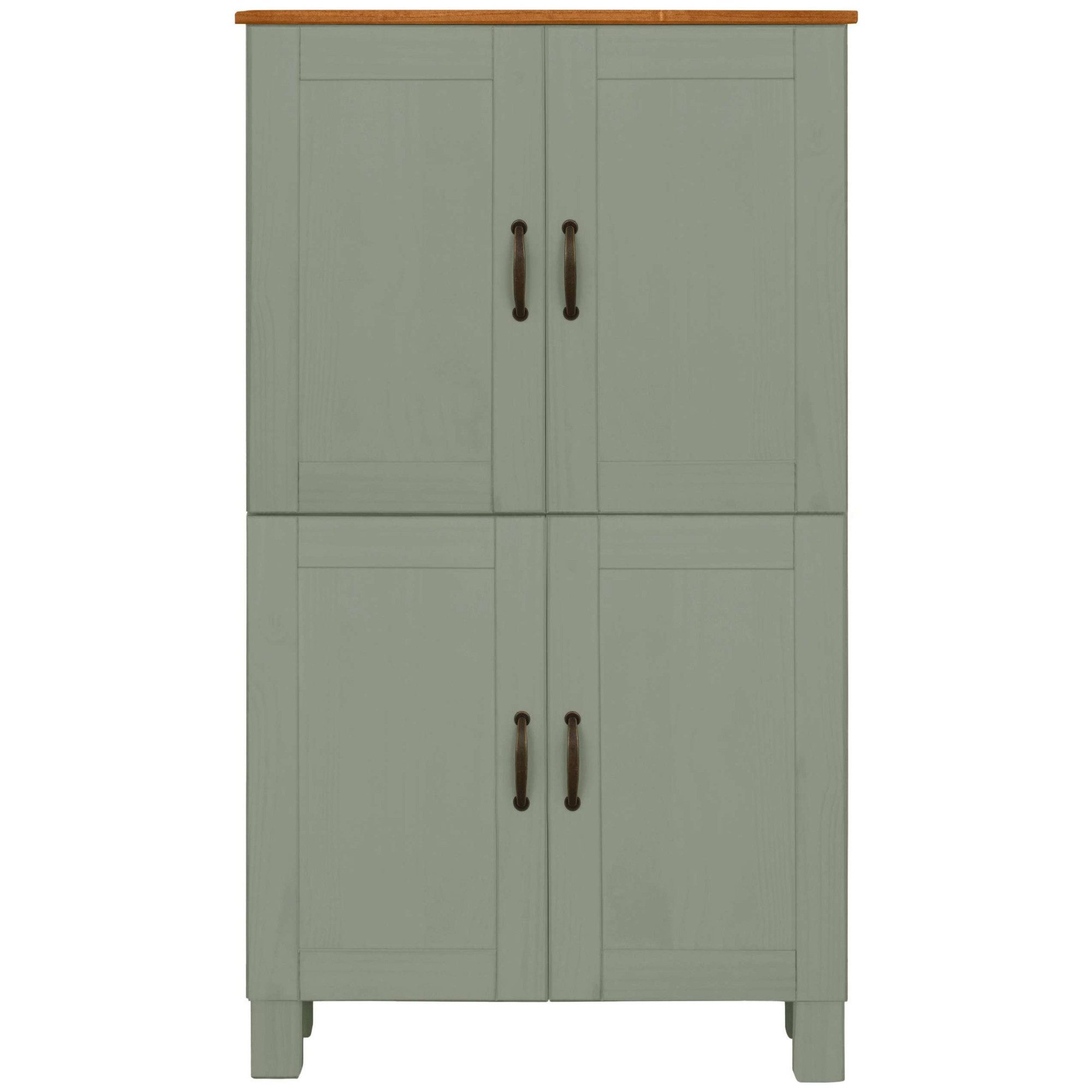 Home affaire Midischrank Rodby FSC®-zertifiziertes Massivholz, Breite 75cm, Höhe 130cm