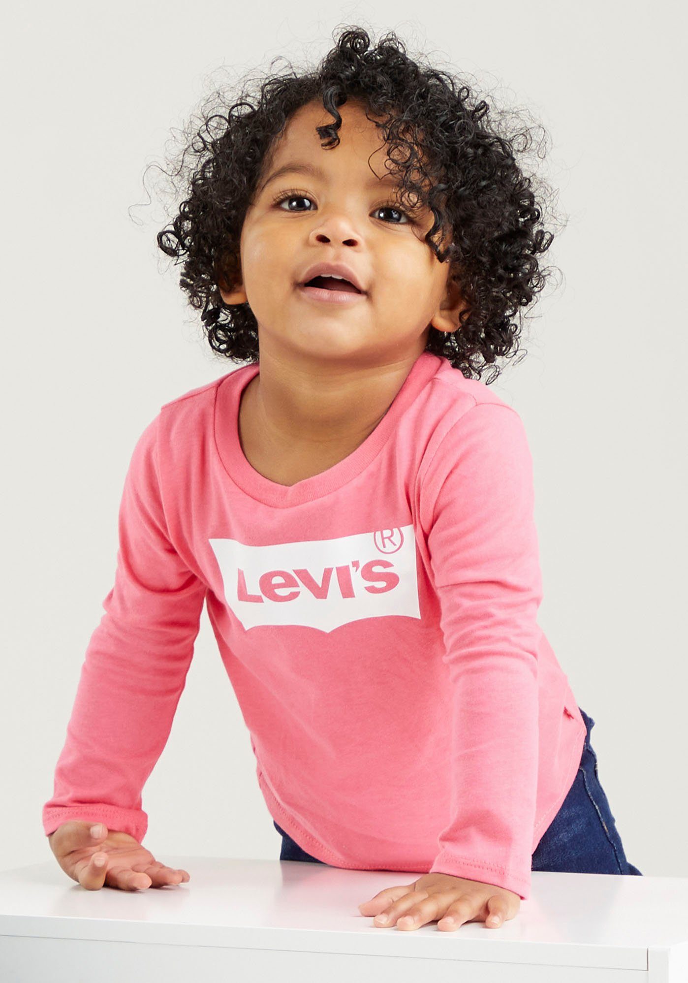 Levi's® Kids Langarmshirt for BABYS rosa