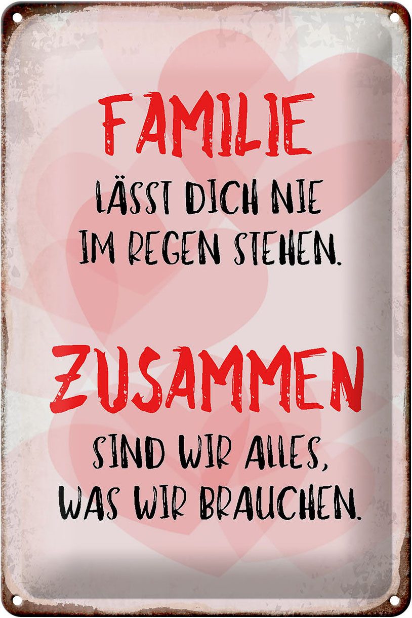 Hebold Metallschild Schild Blech 20x30cm Made in Germany Spruch