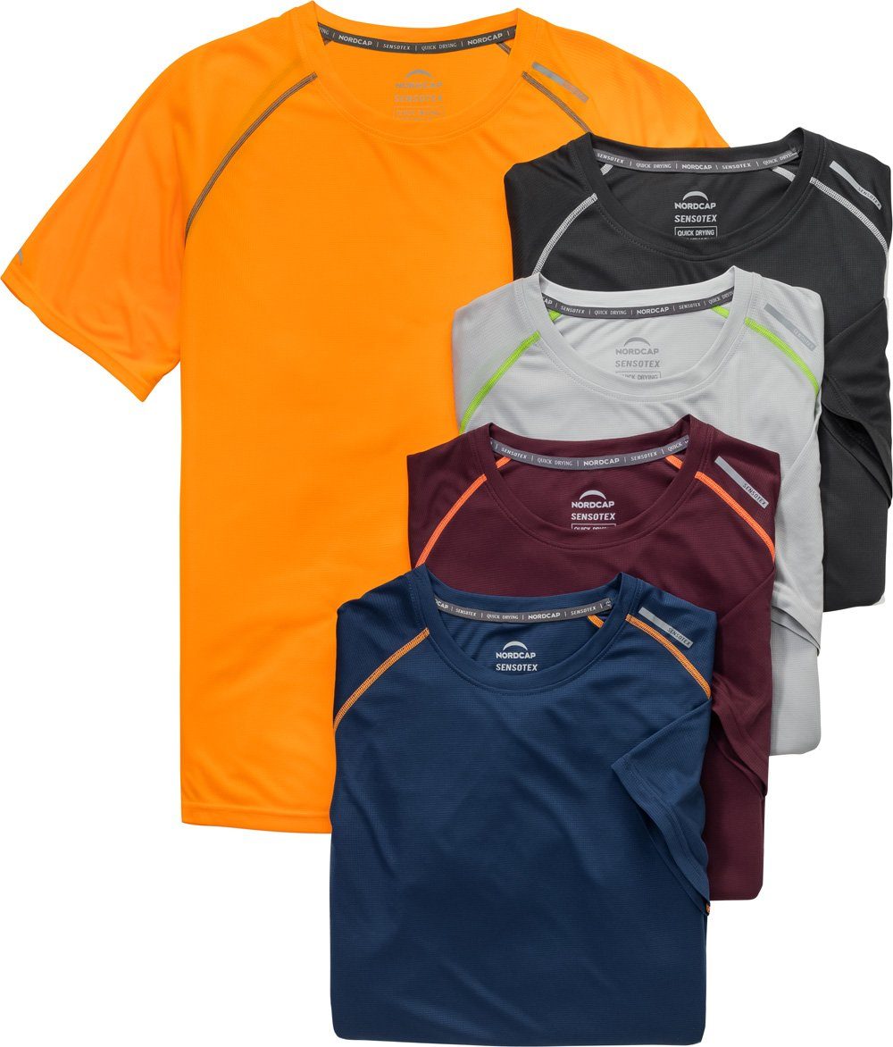 Nordcap Funktionsshirt (Spar-Set, 5er-Pack) Feuchtigkeitstransport optimalem mit