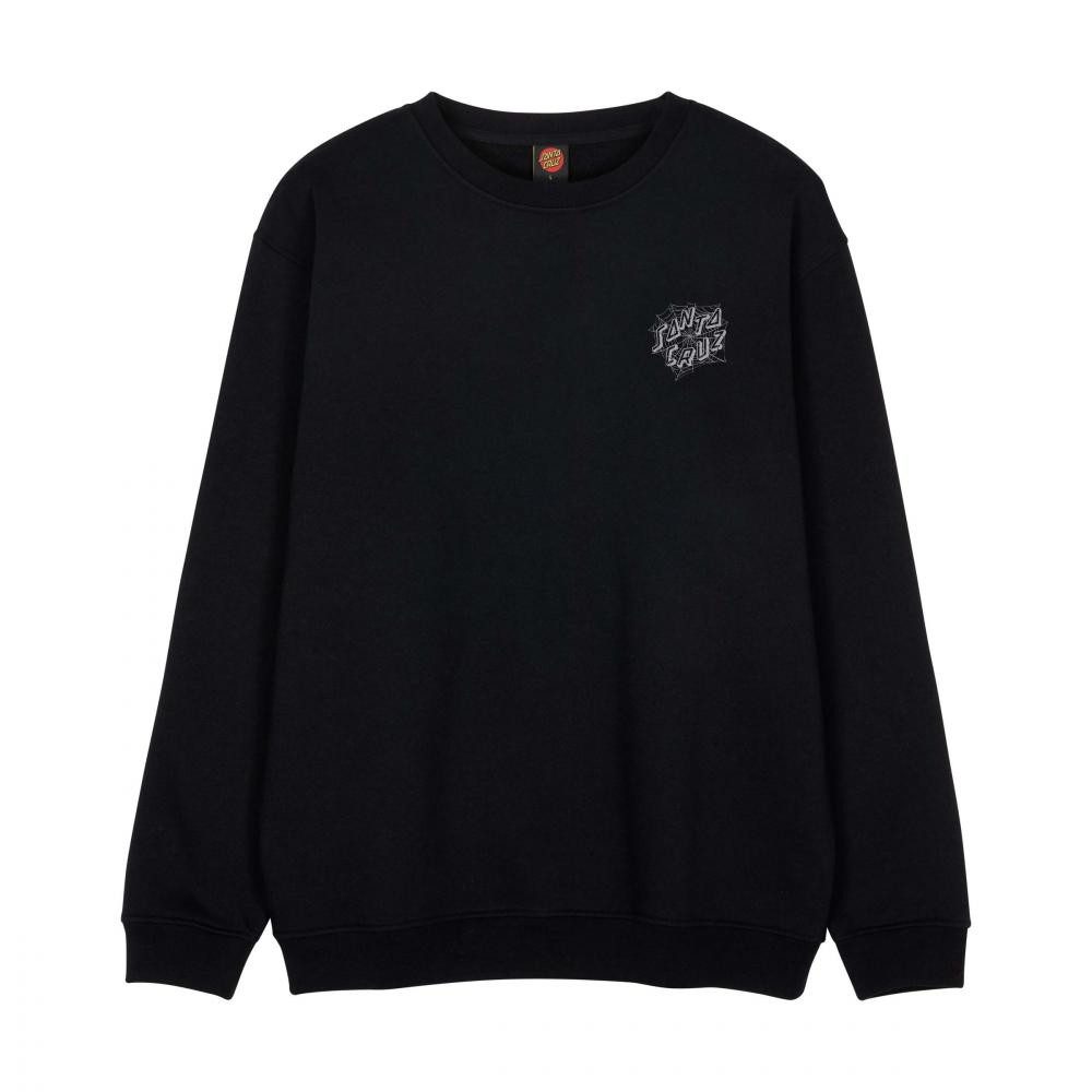 Santa Cruz Sweater Sweatpulli Santa Cruz Web Crew (1-tlg) Großer "Santa Cruz" Logo-Stitch auf der Rückseite