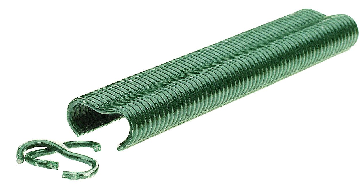 Rapid Verschlussklammer VR22 Zaun-Ringklammern Grün 5-11mm für FP20 FP222 (1100-tlg)