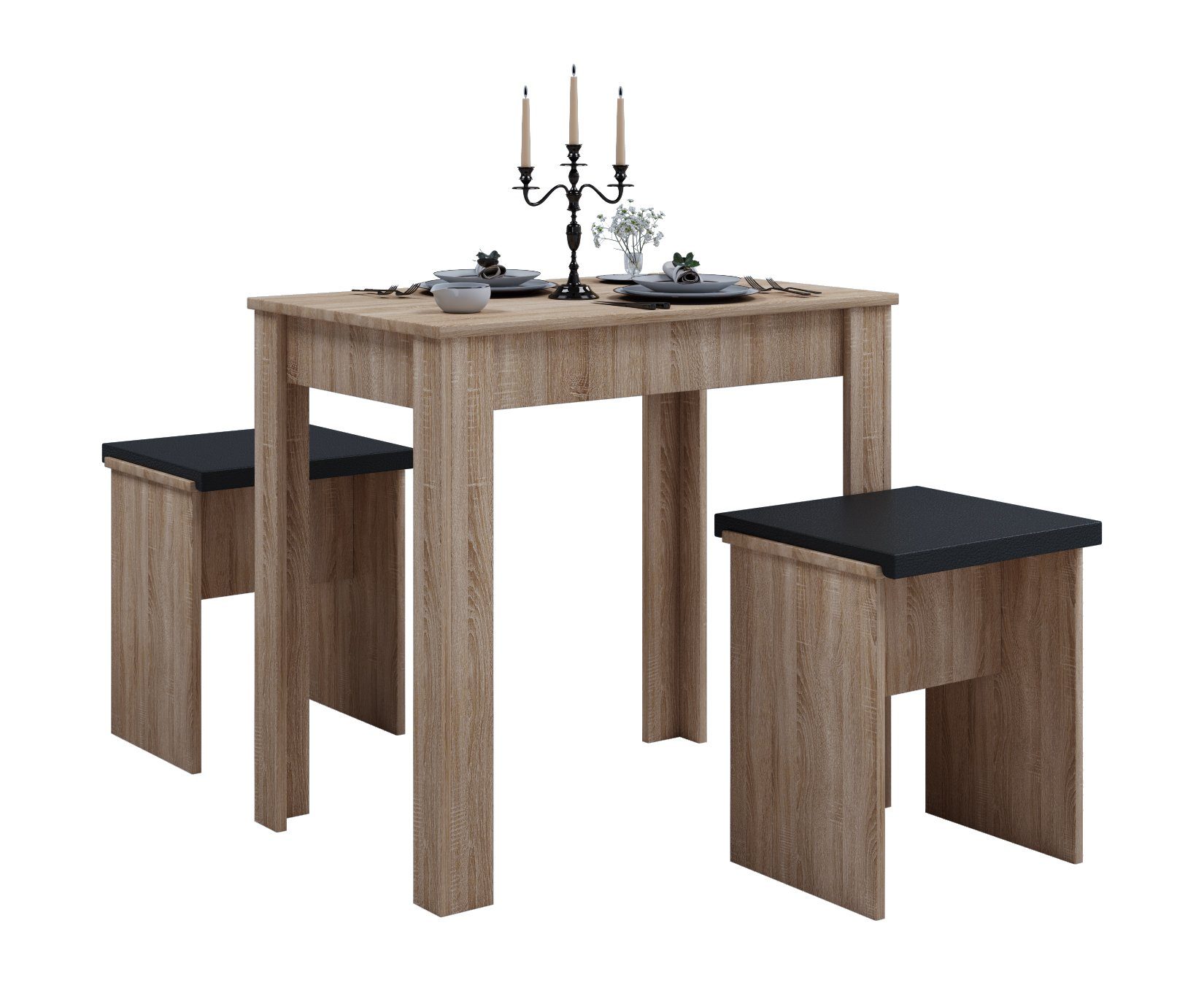 VCM Essgruppe Holz Essgruppe Tischgruppe Tisch günstig online kaufen